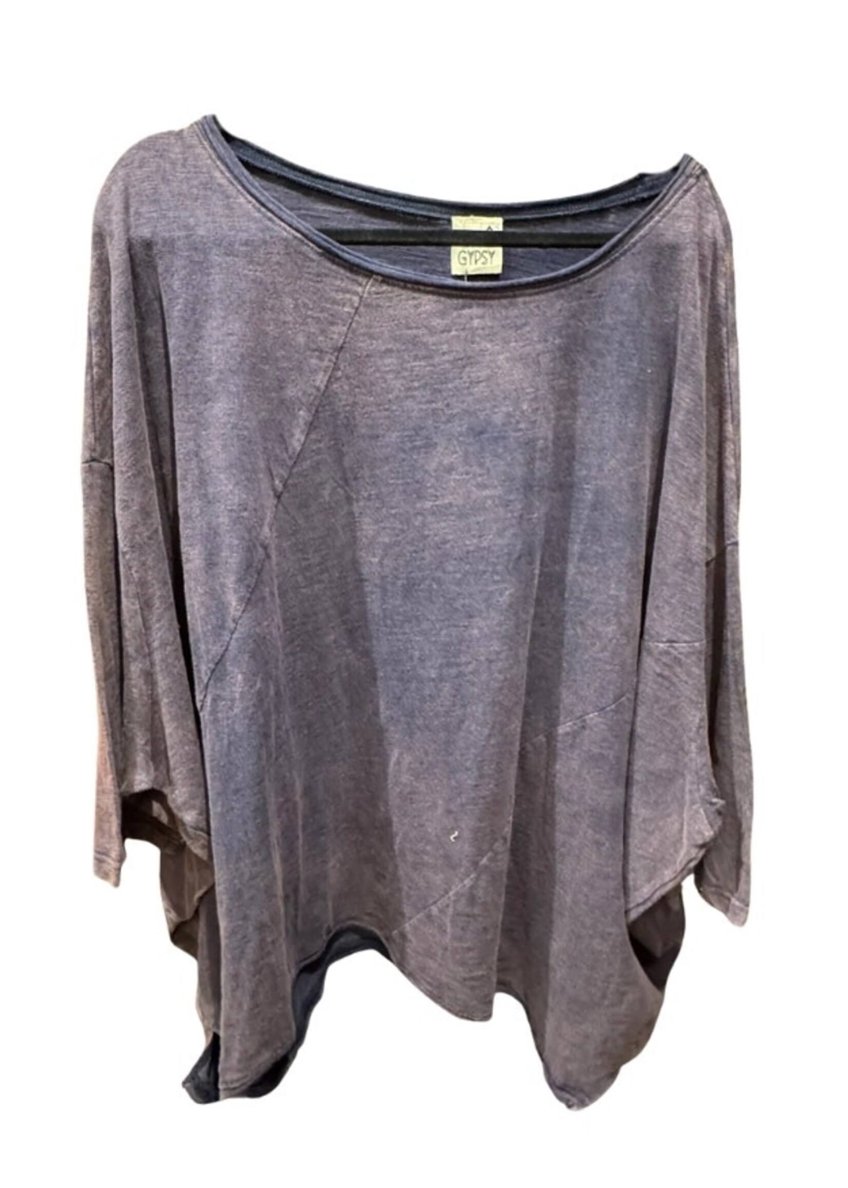 Jaded Gypsy Clothing Be Free Top Vintage Indigo One Size PREORDER FEB 26