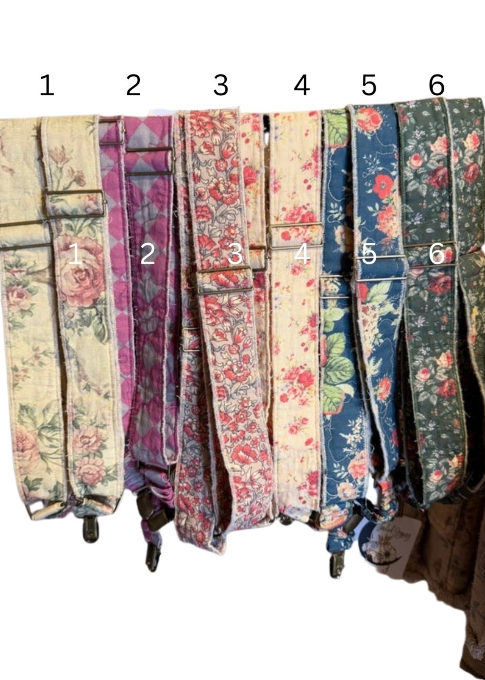 Jaded Gypsy Clothing Quilted Suspenders