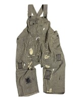 Jaded Gypsy Endless Travel Overalls Midnight Railroad Black One Size