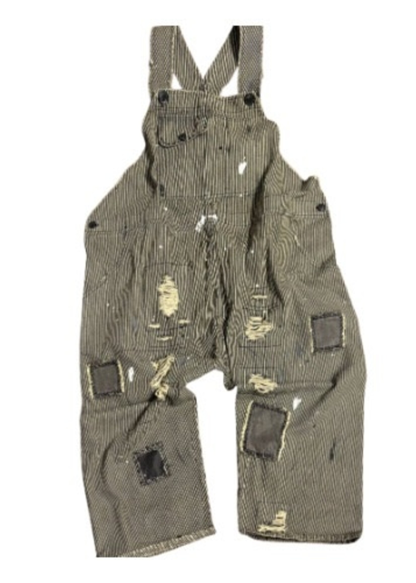 Jaded Gypsy Endless Travel Overalls Midnight Railroad Black One Size