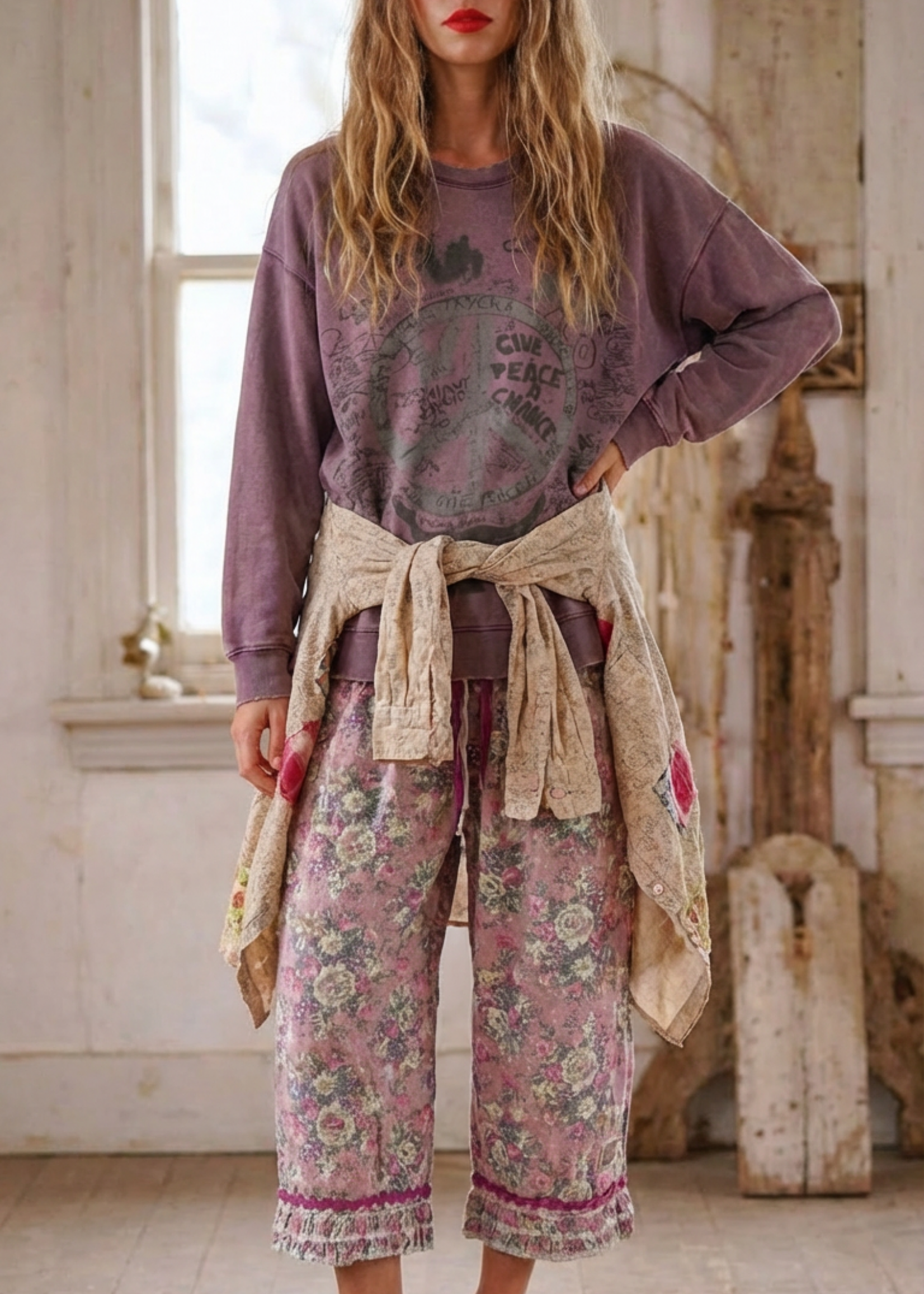 Jaded Gypsy Garden Romance Bloomers Rose One Size