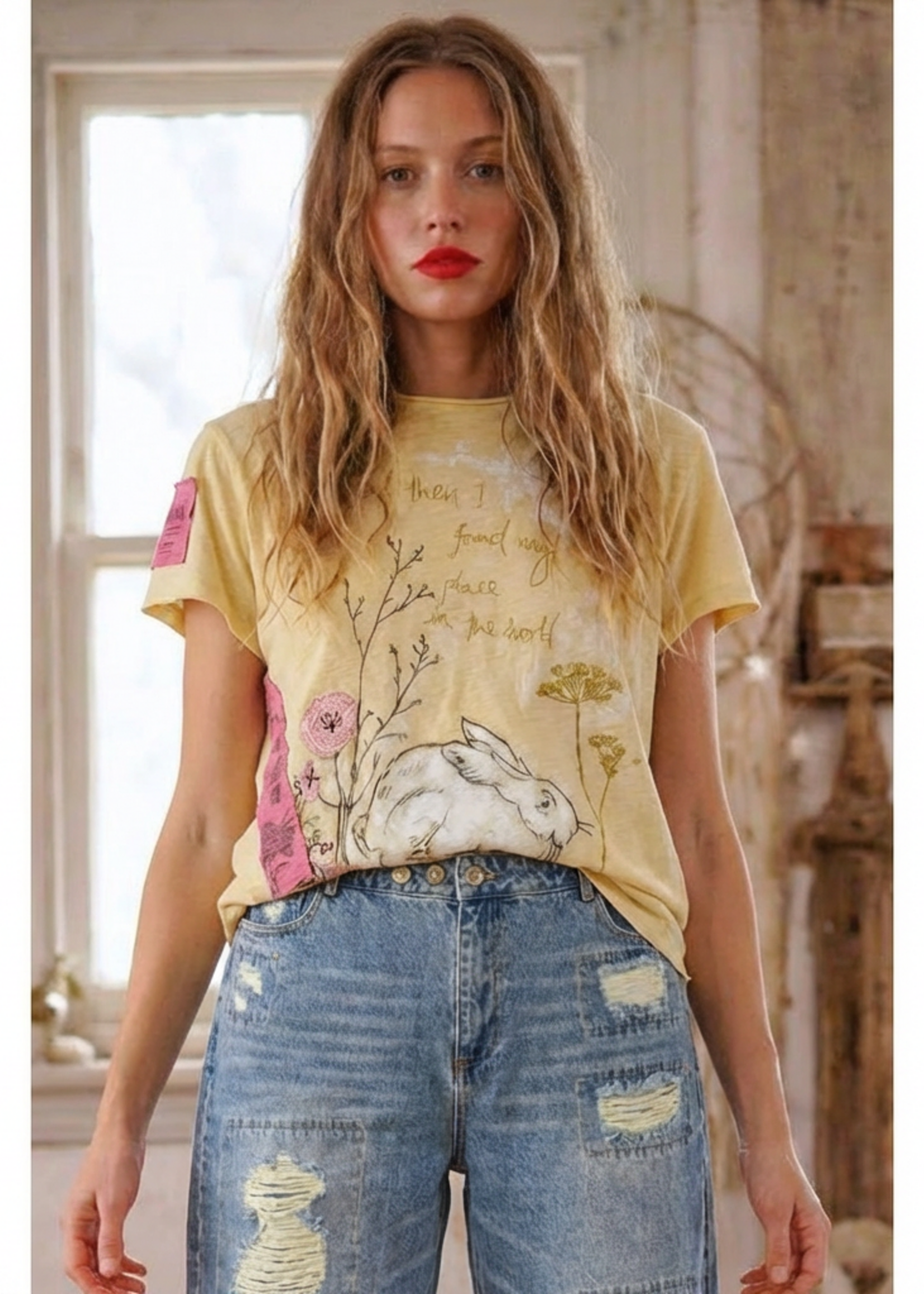 Jaded Gypsy Moon Dance Tee My Place Rabbit PREORDER FEBRUARY