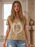 Jaded Gypsy Clothing Moon Dance Tee Peace & Love