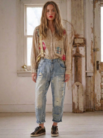 Jaded Gypsy Clothing Peace & Love Jeans Classic