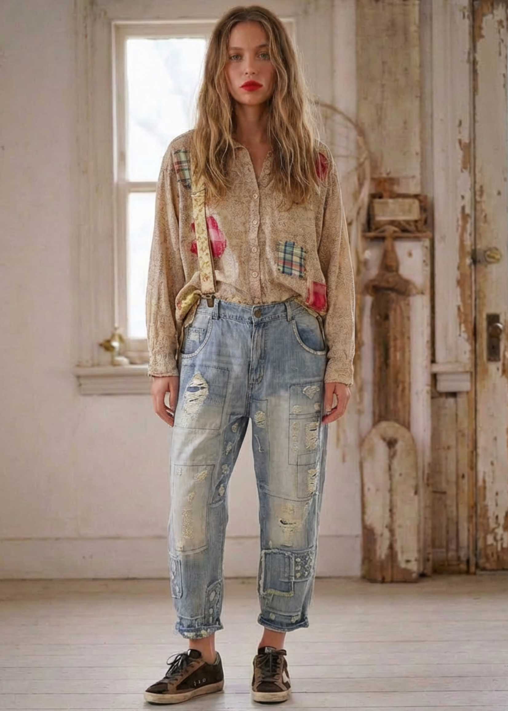 Jaded Gypsy Clothing Peace & Love Jeans Classic