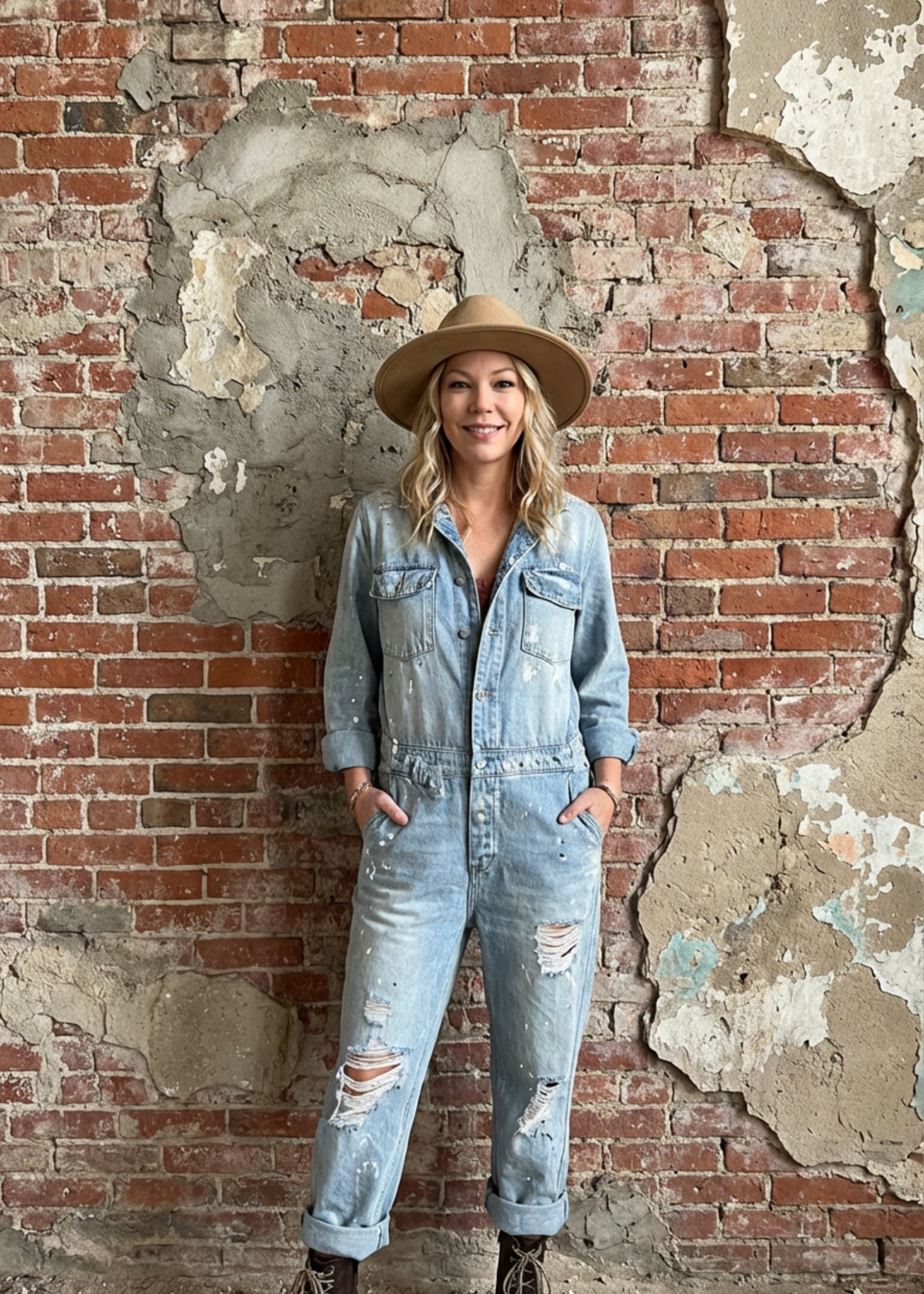 Jaded Gypsy Clothing Range Rider Denim Coverall Jumpsuit