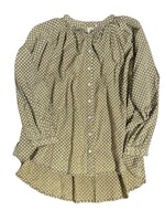 Jaded Gypsy Clothing Sweet Nothings Top Olive Dot One Size