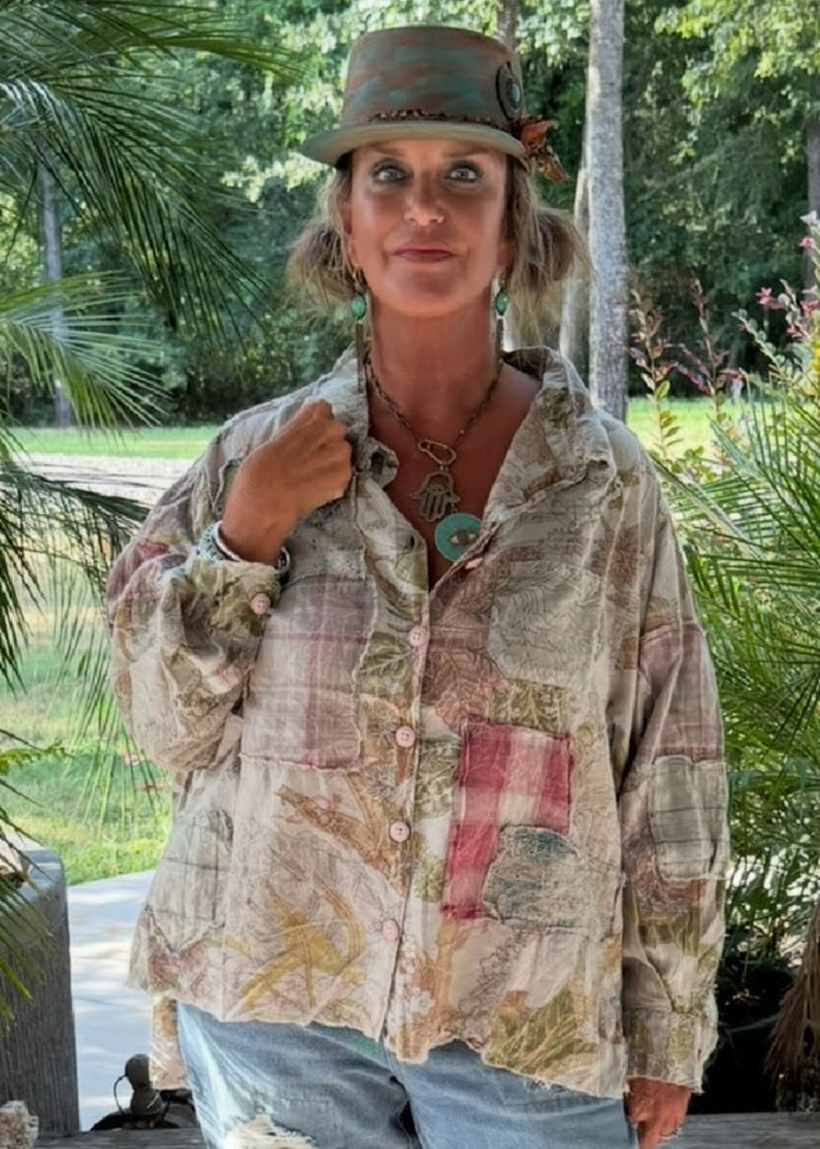 Jaded Gypsy Enchanted Fields Top Ash