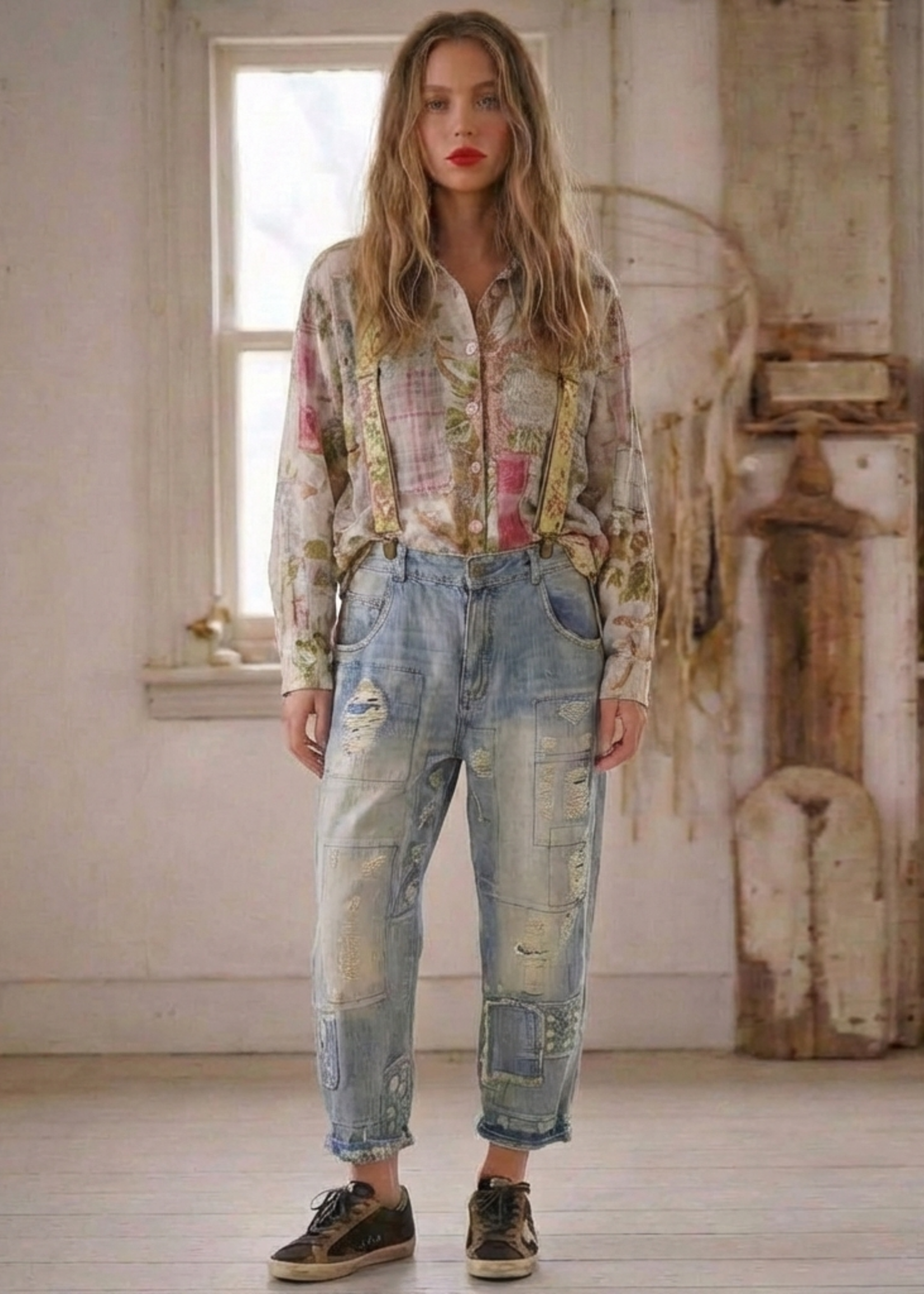 Jaded Gypsy Enchanted Fields Top Ash