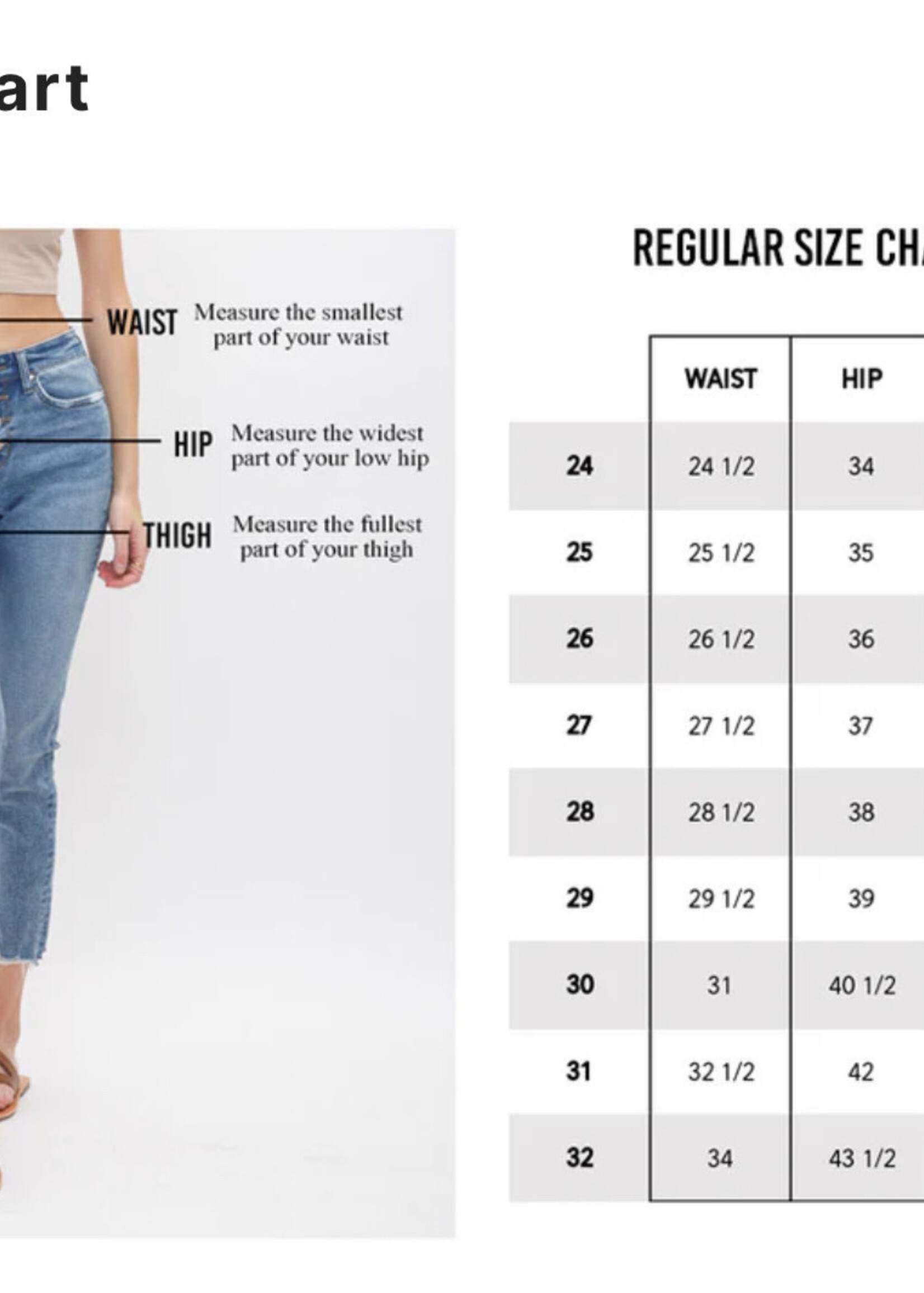 Mica Denim Super High Wedge Straight Leg