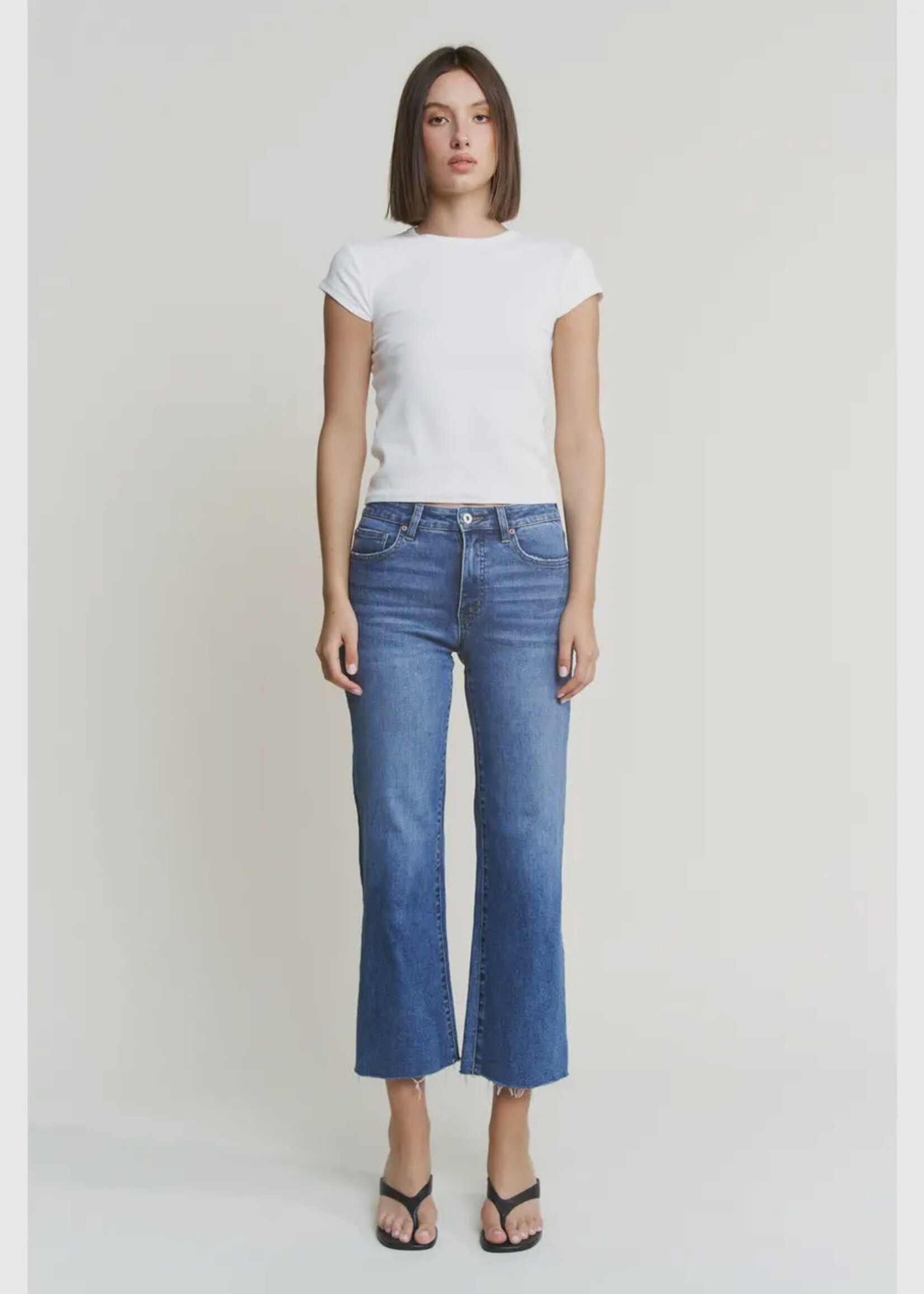 Mica Denim High Rise Wide Leg