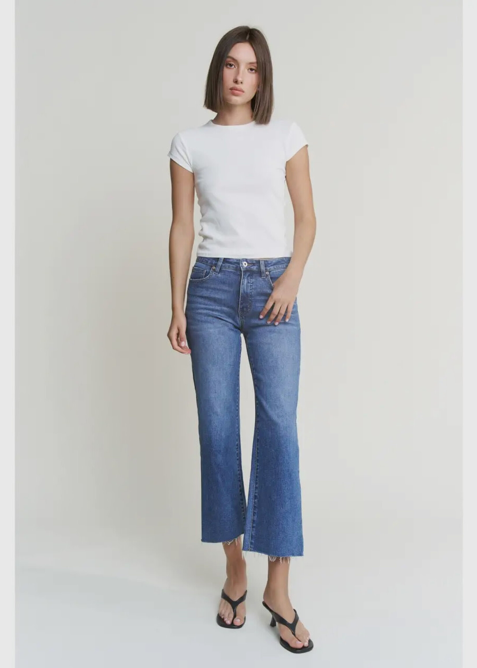 Mica Denim High Rise Wide Leg