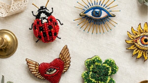 Trovelore Handmade Brooches, Museum-Quality Wearable Art Inspired by Nature