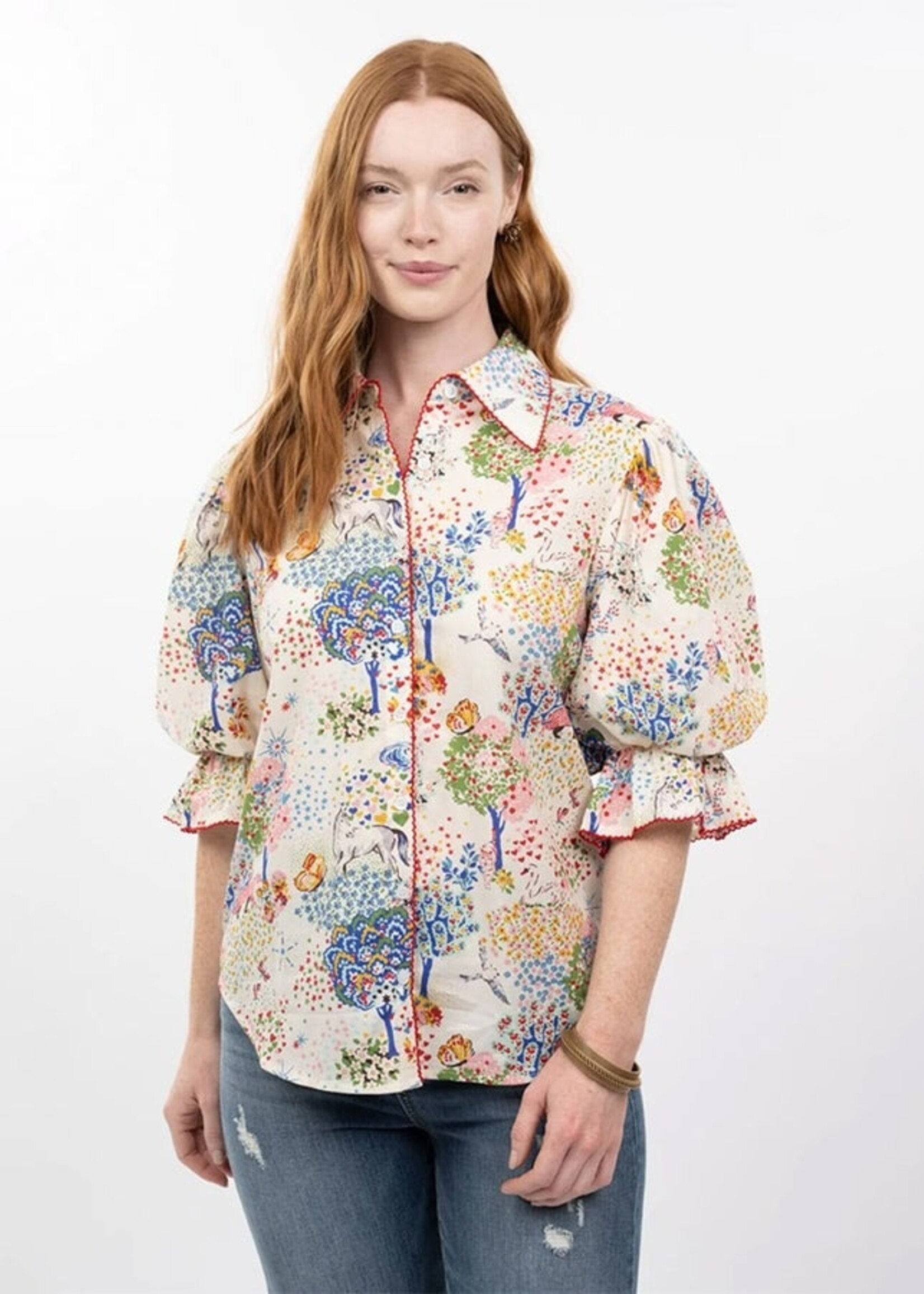 Ivy Jane Whimsical Top Multi