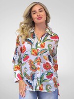 Caite & Kyla Rowan Shirt Tissue Cotton Button Down