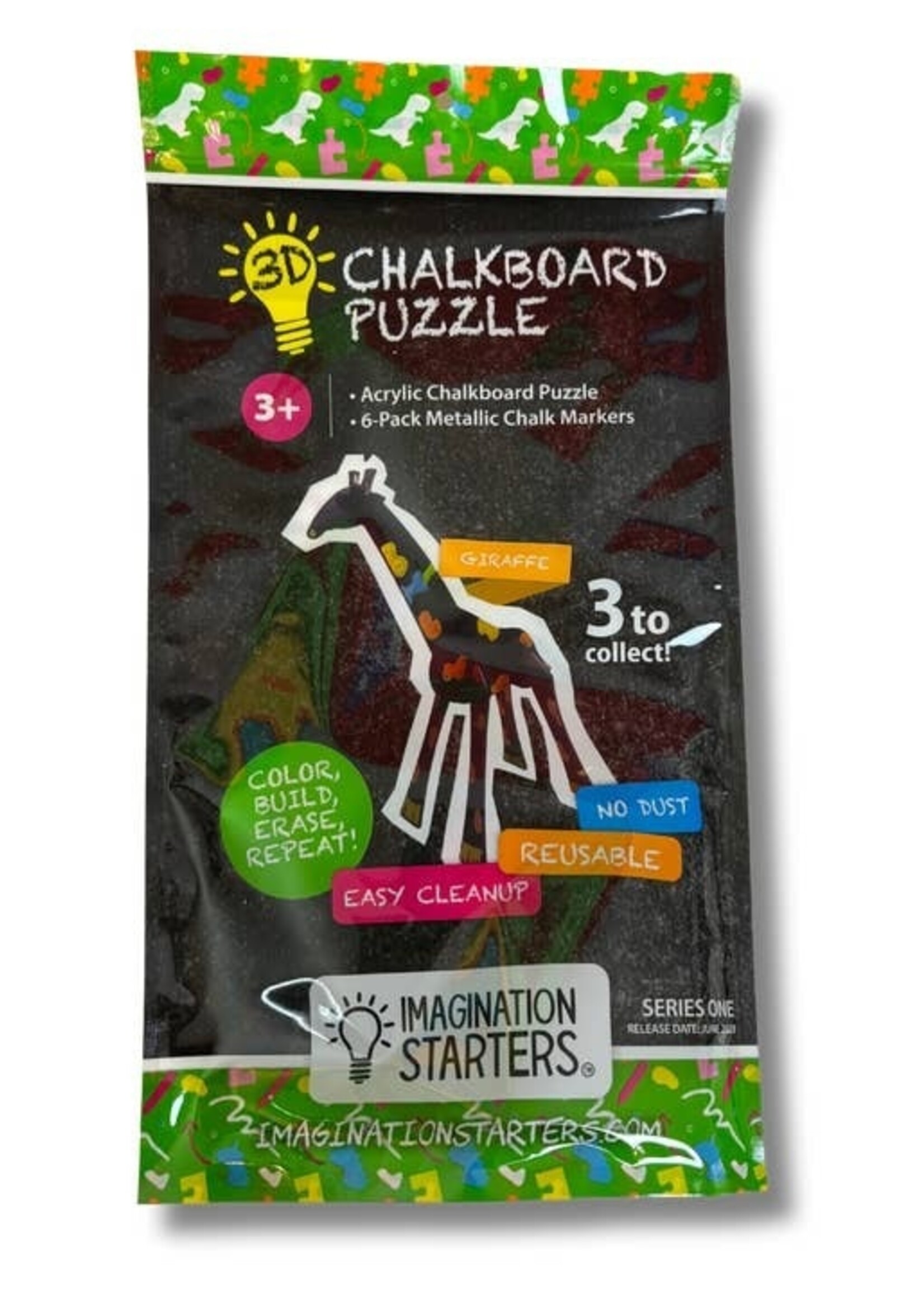 3-D Coloring Puzzle w/ Markers