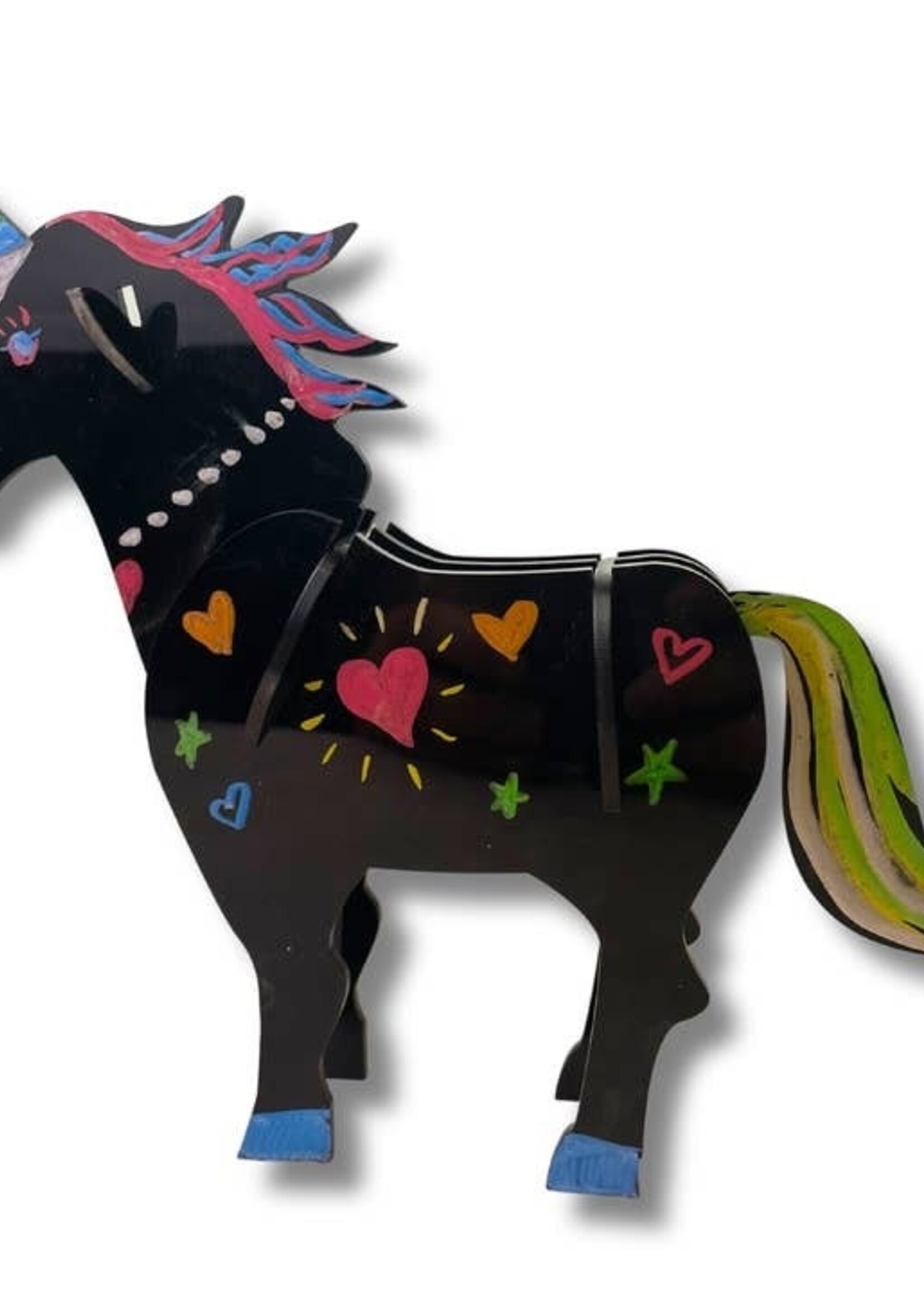 3-D Coloring Puzzle w/ Markers