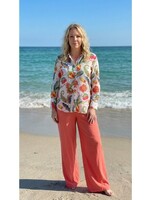 Caite & Kyla Rowan Shirt Tissue Cotton Button Down