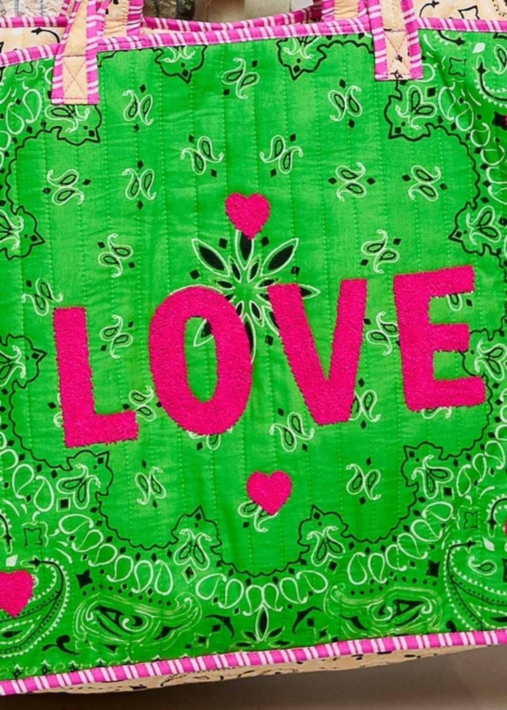 POL Love Bandana Quilted Tote PREORDER JUNE 2026