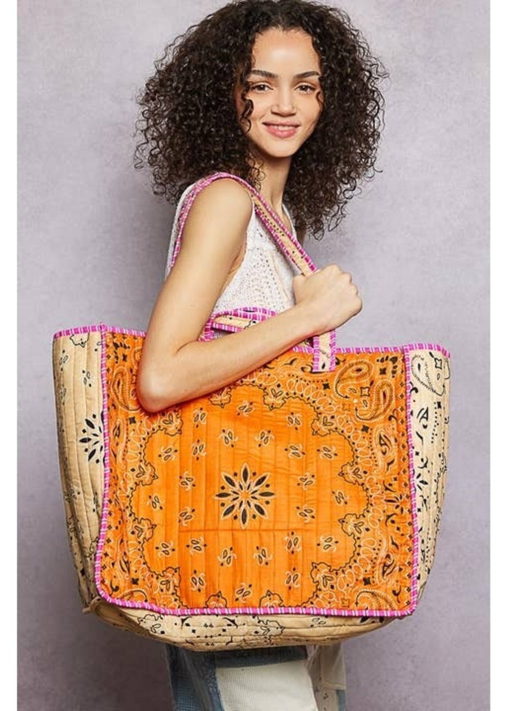 POL Love Bandana Quilted Tote PREORDER JUNE 2026