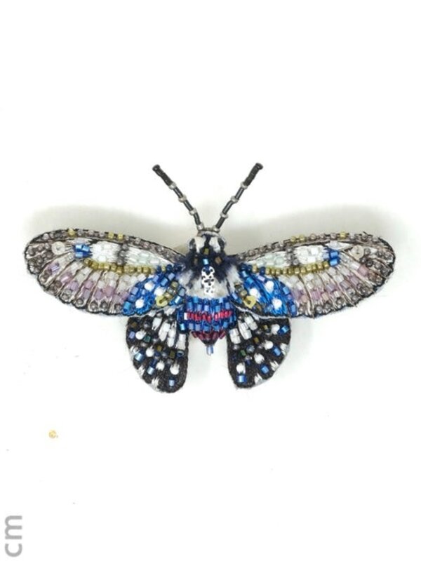 Borneo birdwing butterfly brooch