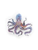 Trovelore Common Octopus Brooch Pin Handmade PREORDER