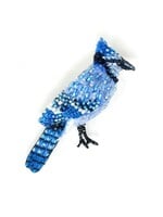 Trovelore Crested Blue Jay Brooch Pin Handmade PREORDER