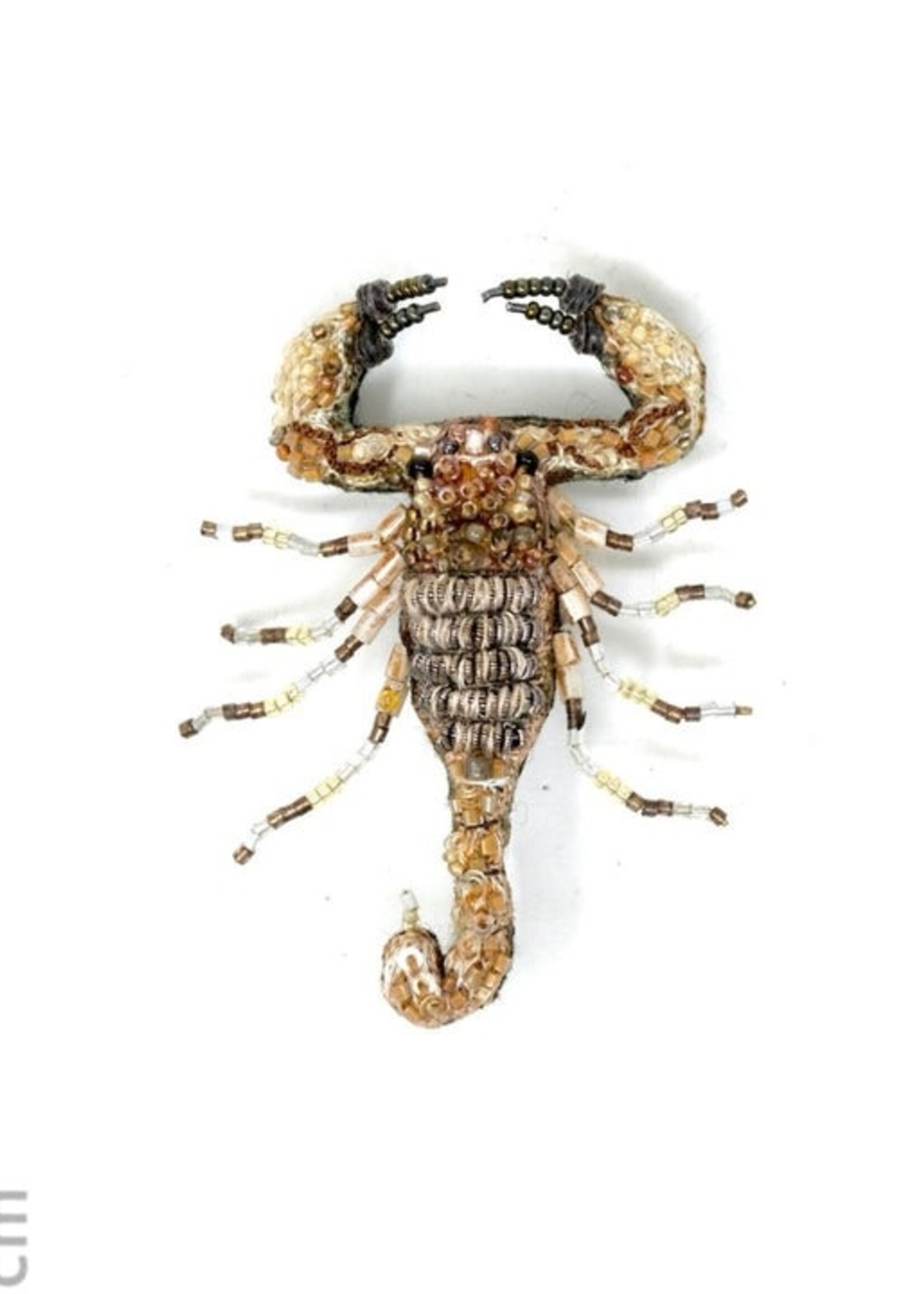 Trovelore Desert Scorpion Brooch Pin Handmade