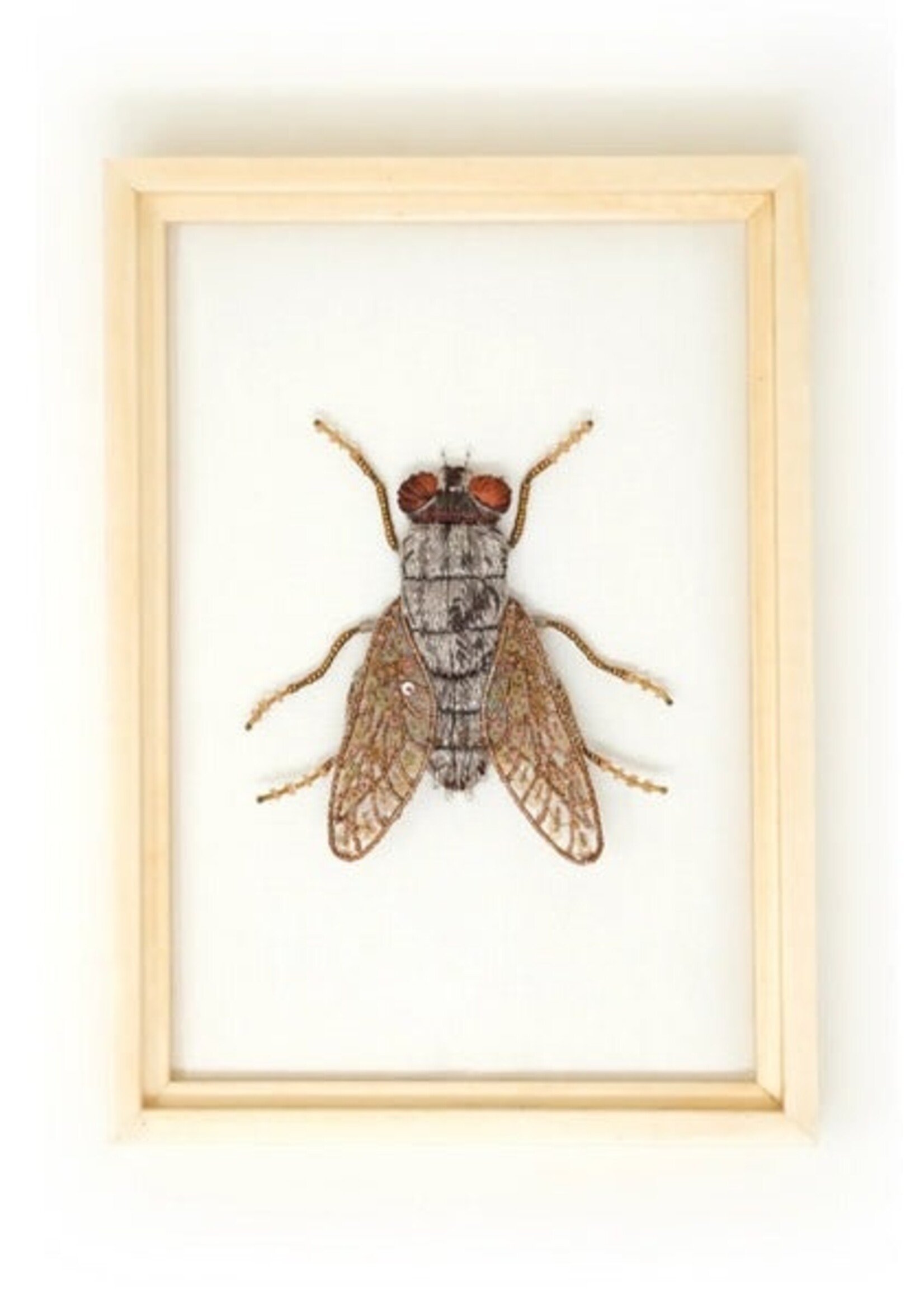 Trovelore Fly On The Wall Beaded Art Handmade PREORDER