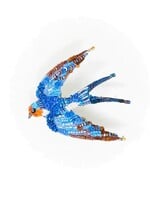 Trovelore Flying Swallow Brooch Pin Handmade PREORDER