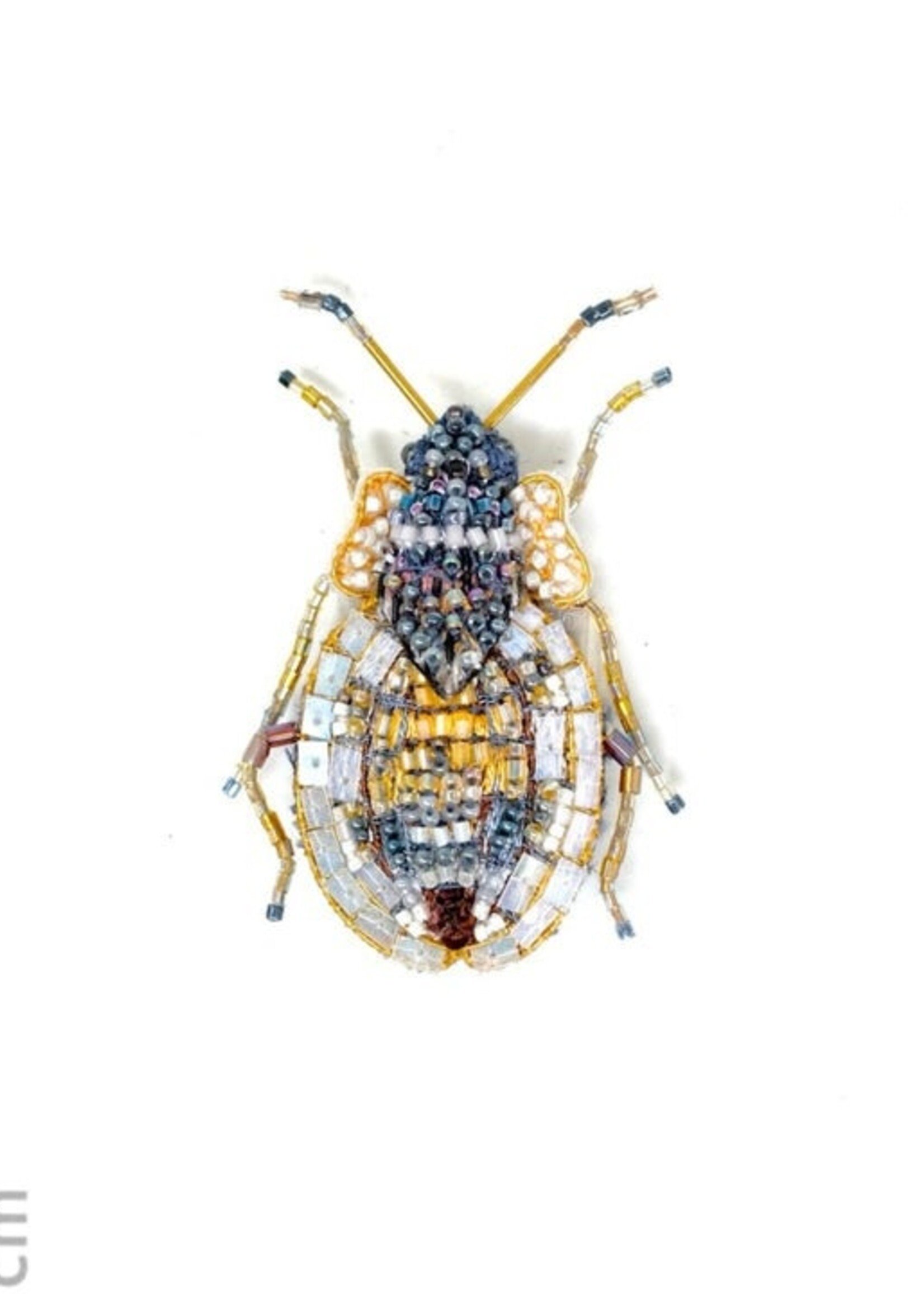 Trovelore Lace Bug Insect Brooch Pin Handmade PREORDER