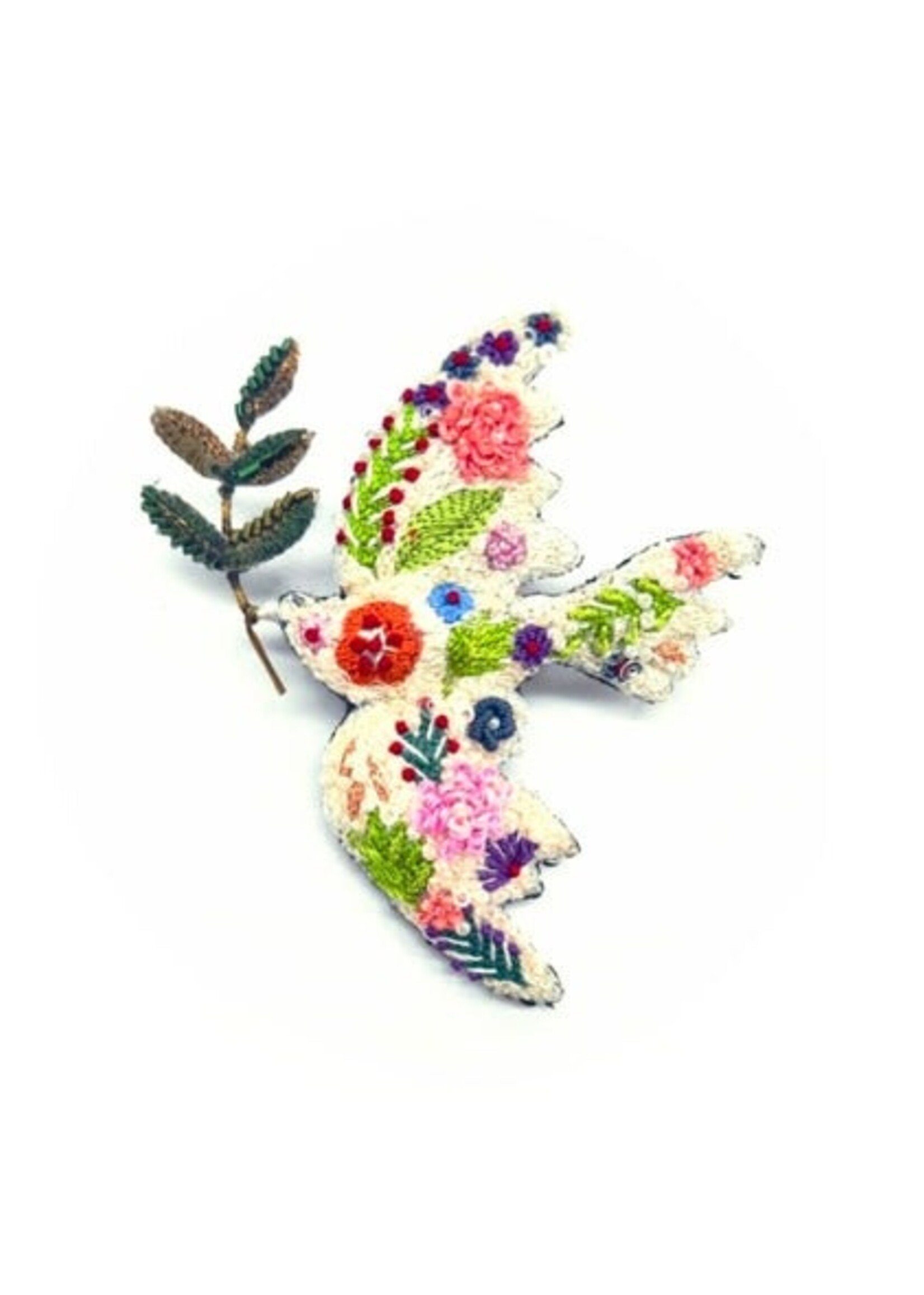 Trovelore Peace Bird Brooch Pin Handmade PREORDER