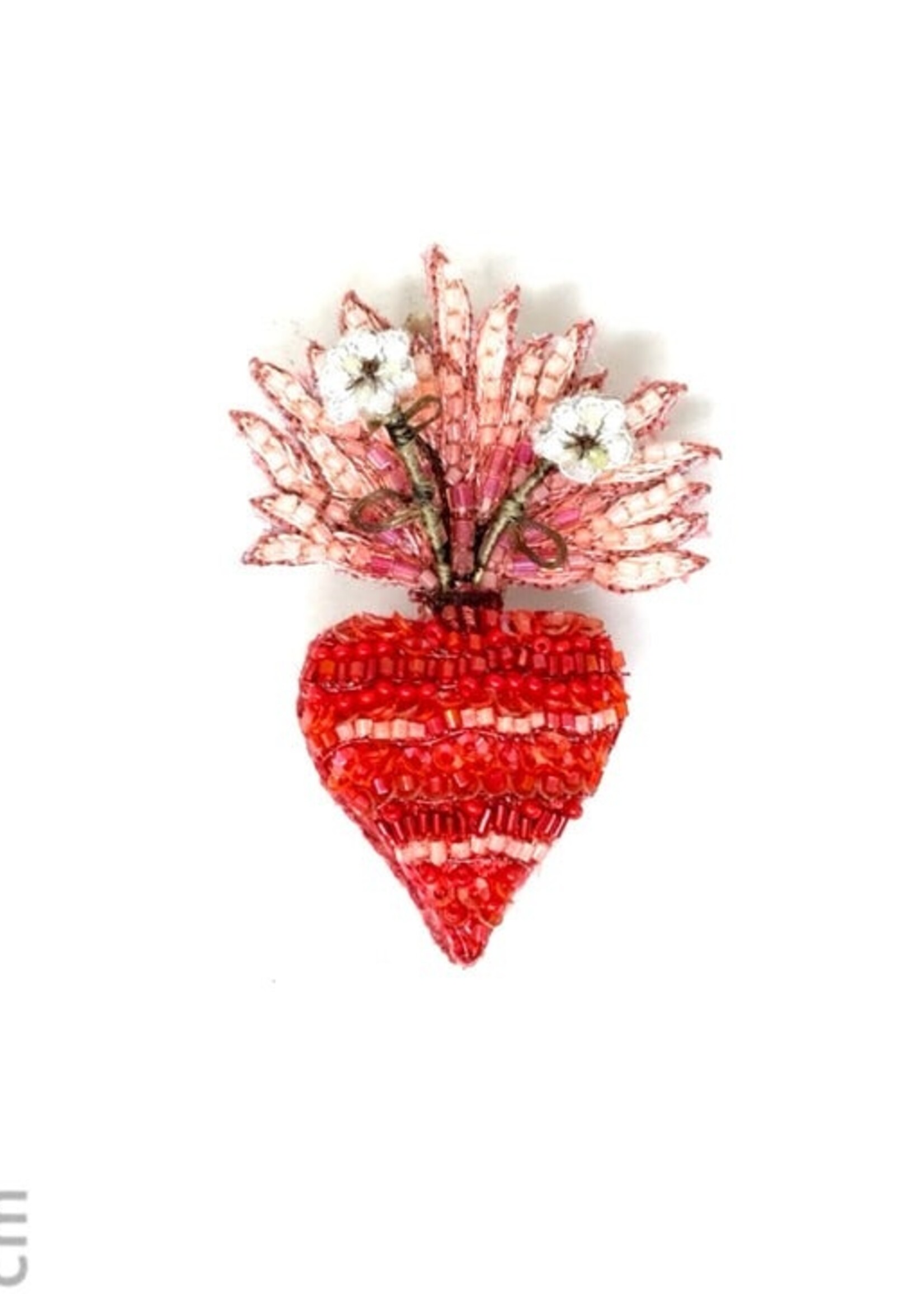 Trovelore Sacred Bloom Brooch Pin Handmade PREORDER