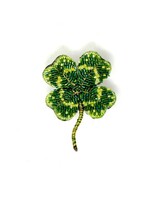 Trovelore Vintage Clover Brooch Pin Handmade PREORDER