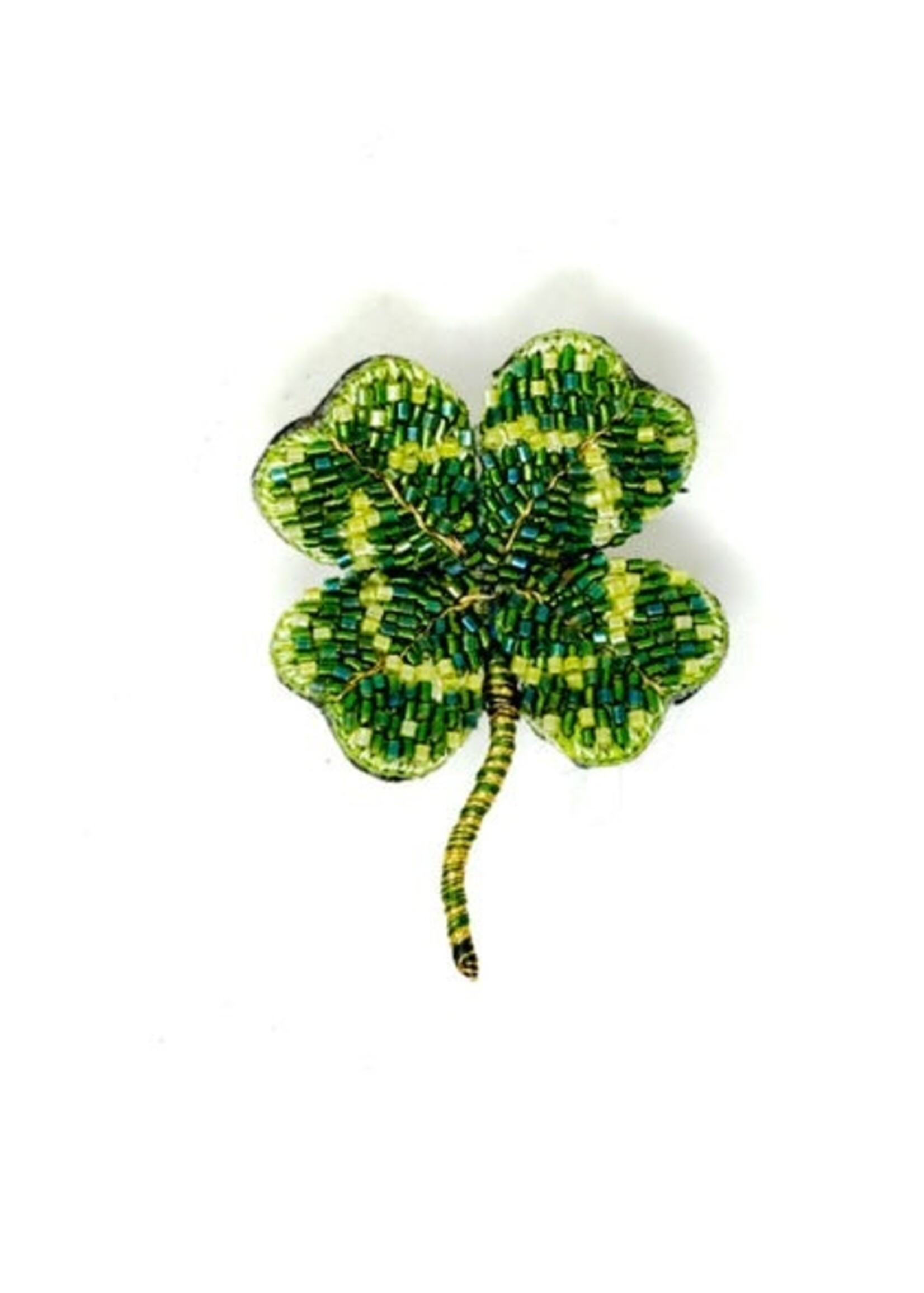 Trovelore Vintage Clover Brooch Pin Handmade