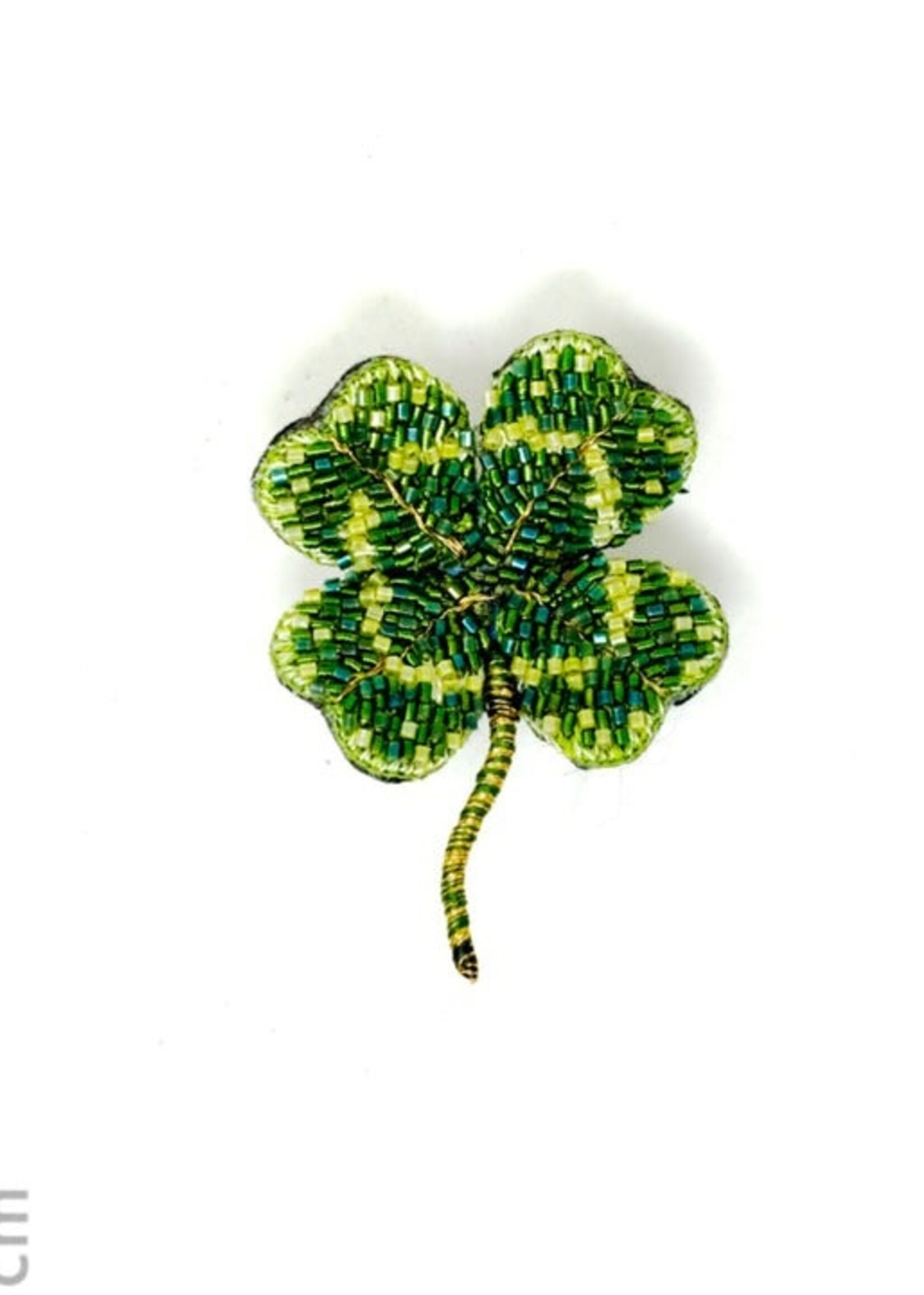 Trovelore Vintage Clover Brooch Pin Handmade