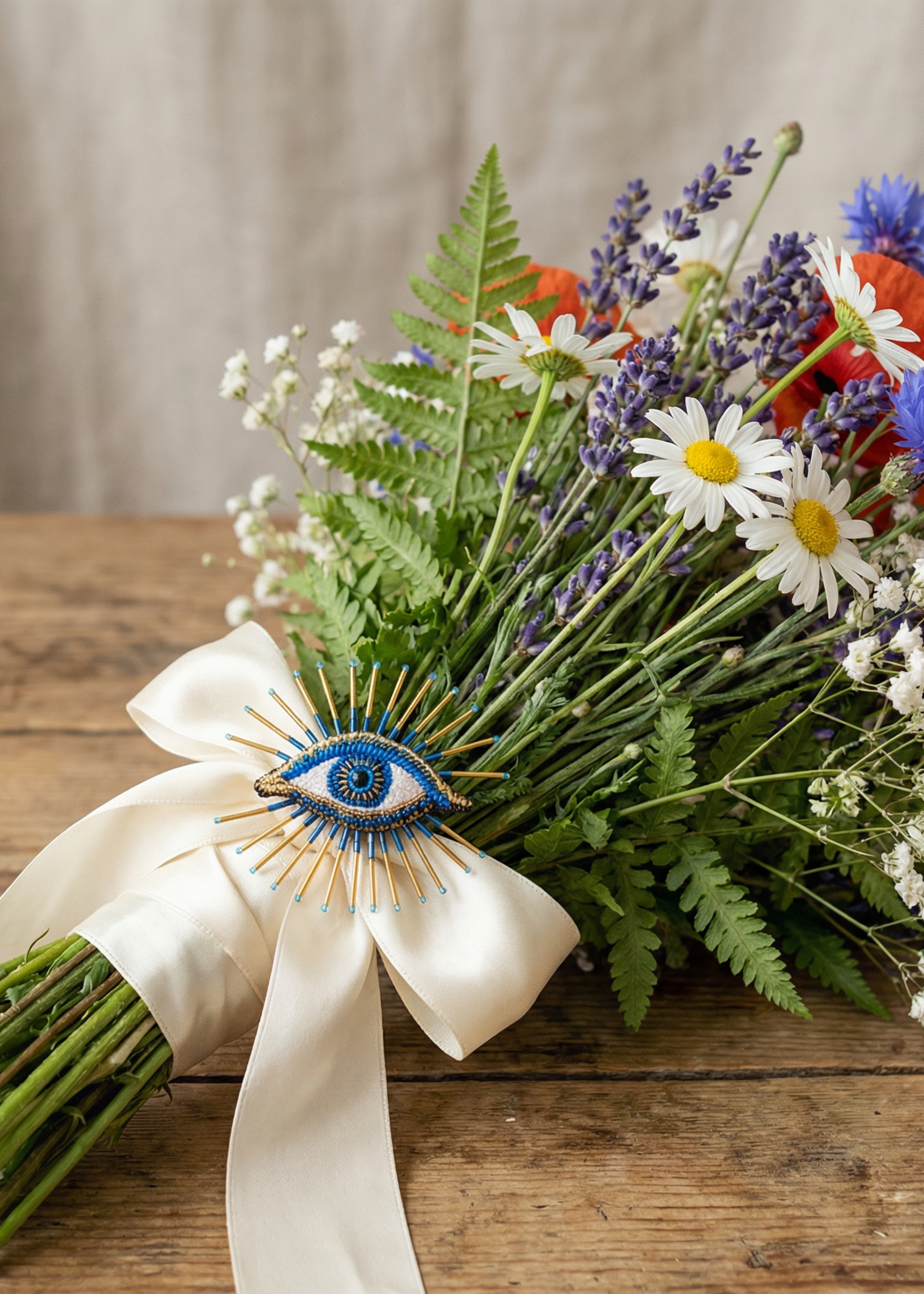 Trovelore Lapis Eye Pin Handmade PREORDER