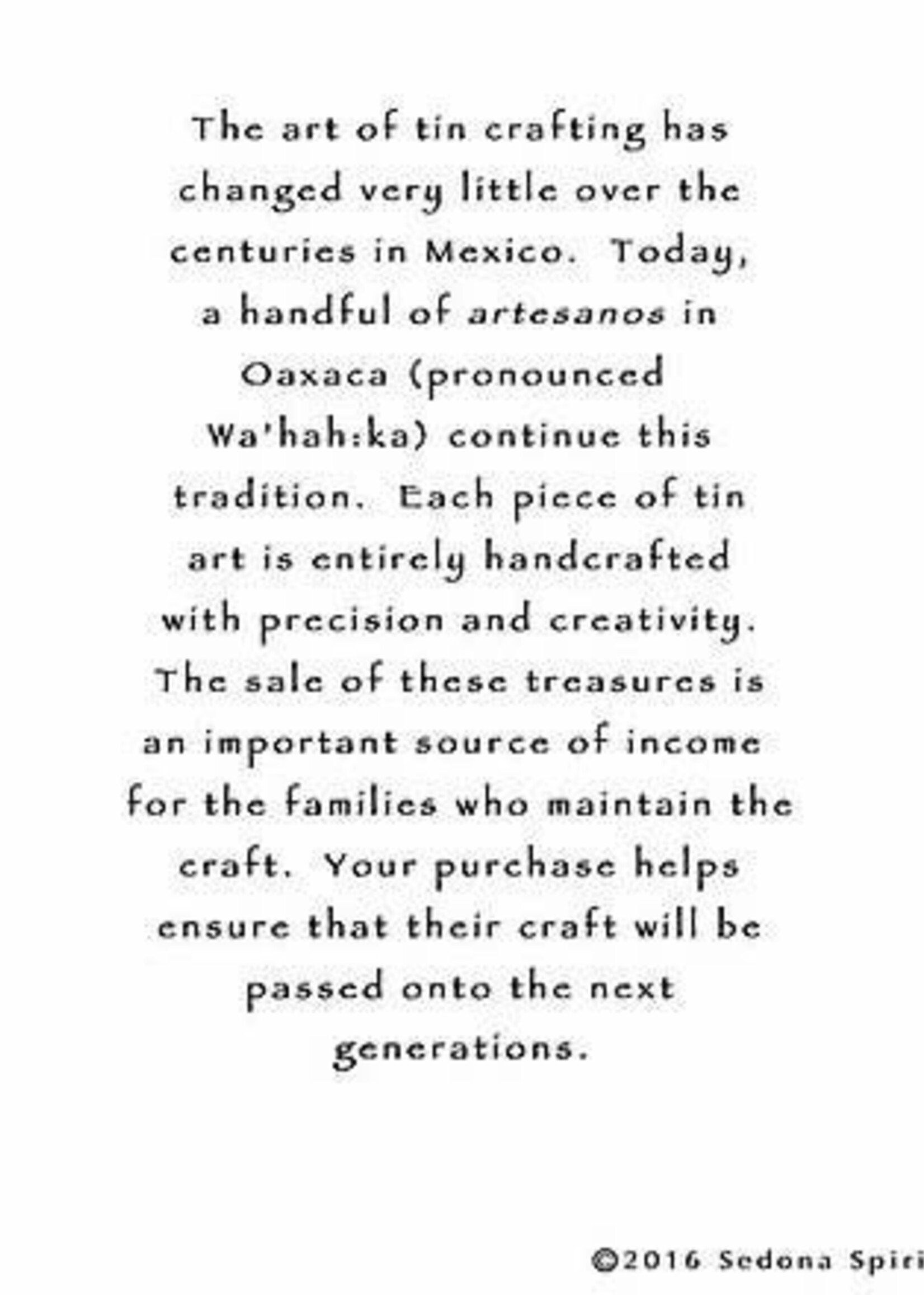 Tin Angel Mirror Small