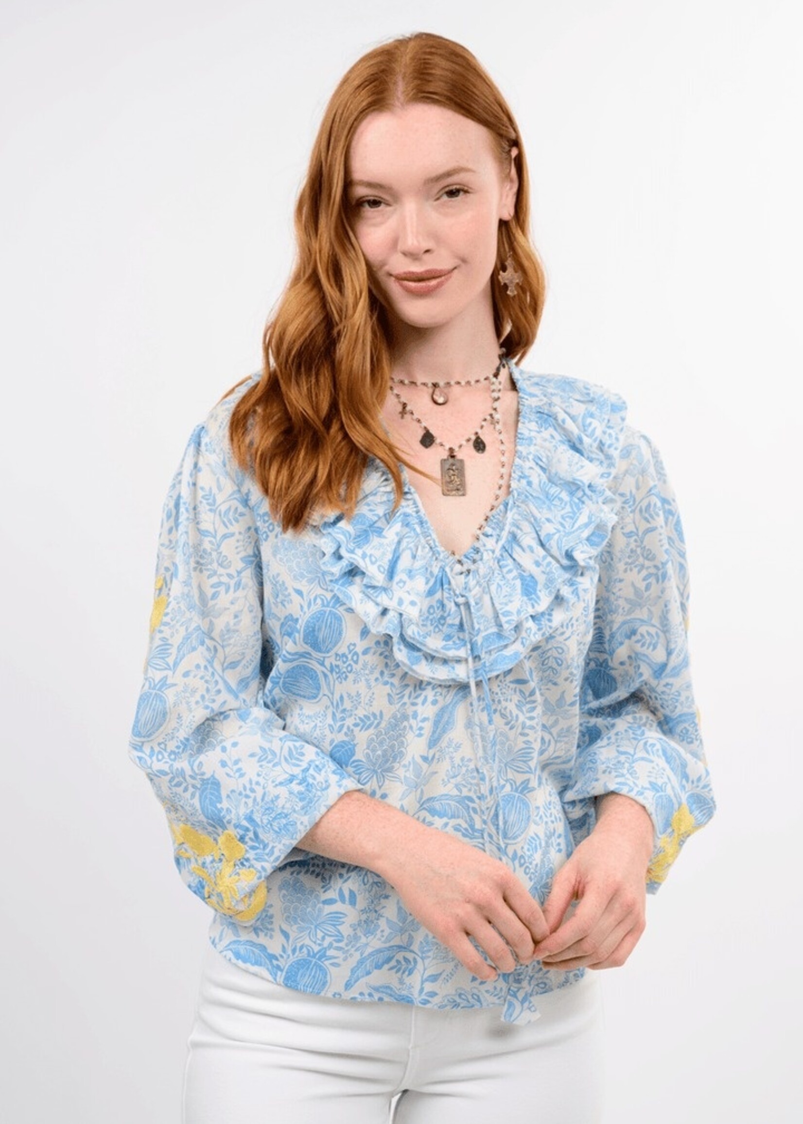 Ivy Jane, Uncle Frank & Sister Mary Vivian Top Blue