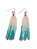 Abbey Tassel Earring Ombre turquoise