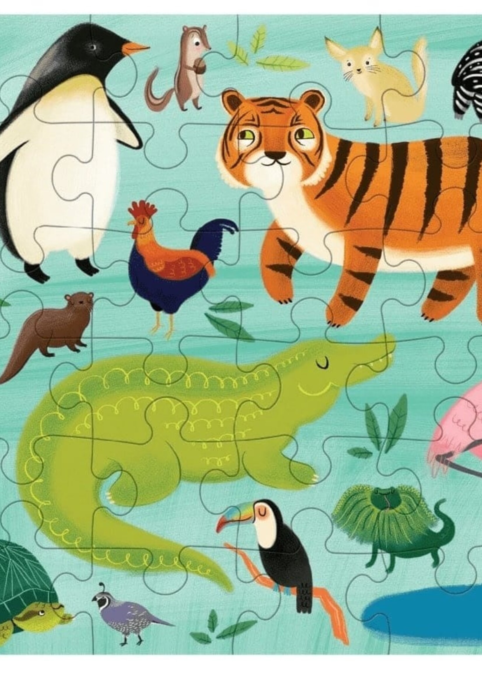 36pc Puzzle to Go Animals of the World