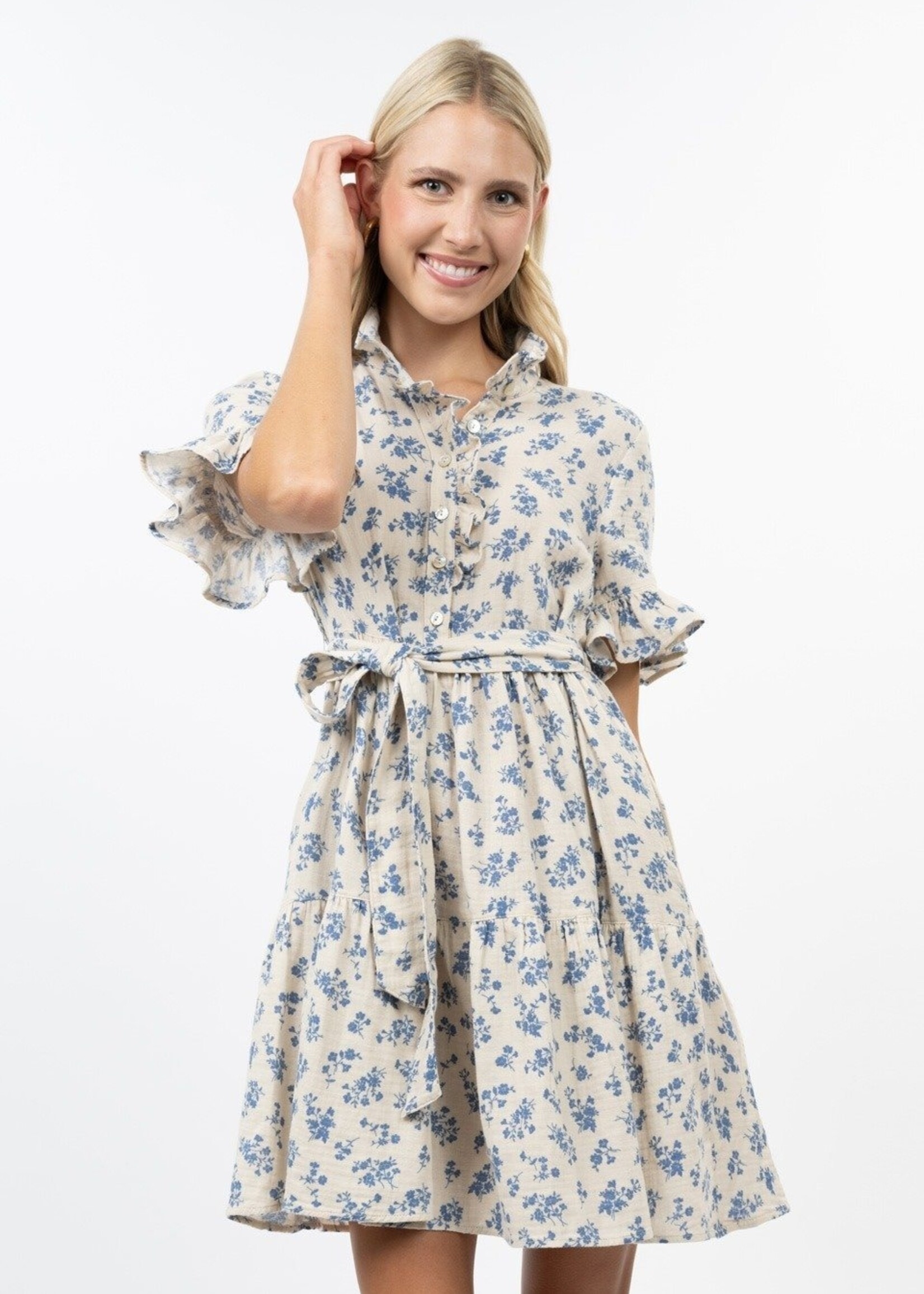 Ivy Jane, Uncle Frank & Sister Mary Disty Gauze Dress