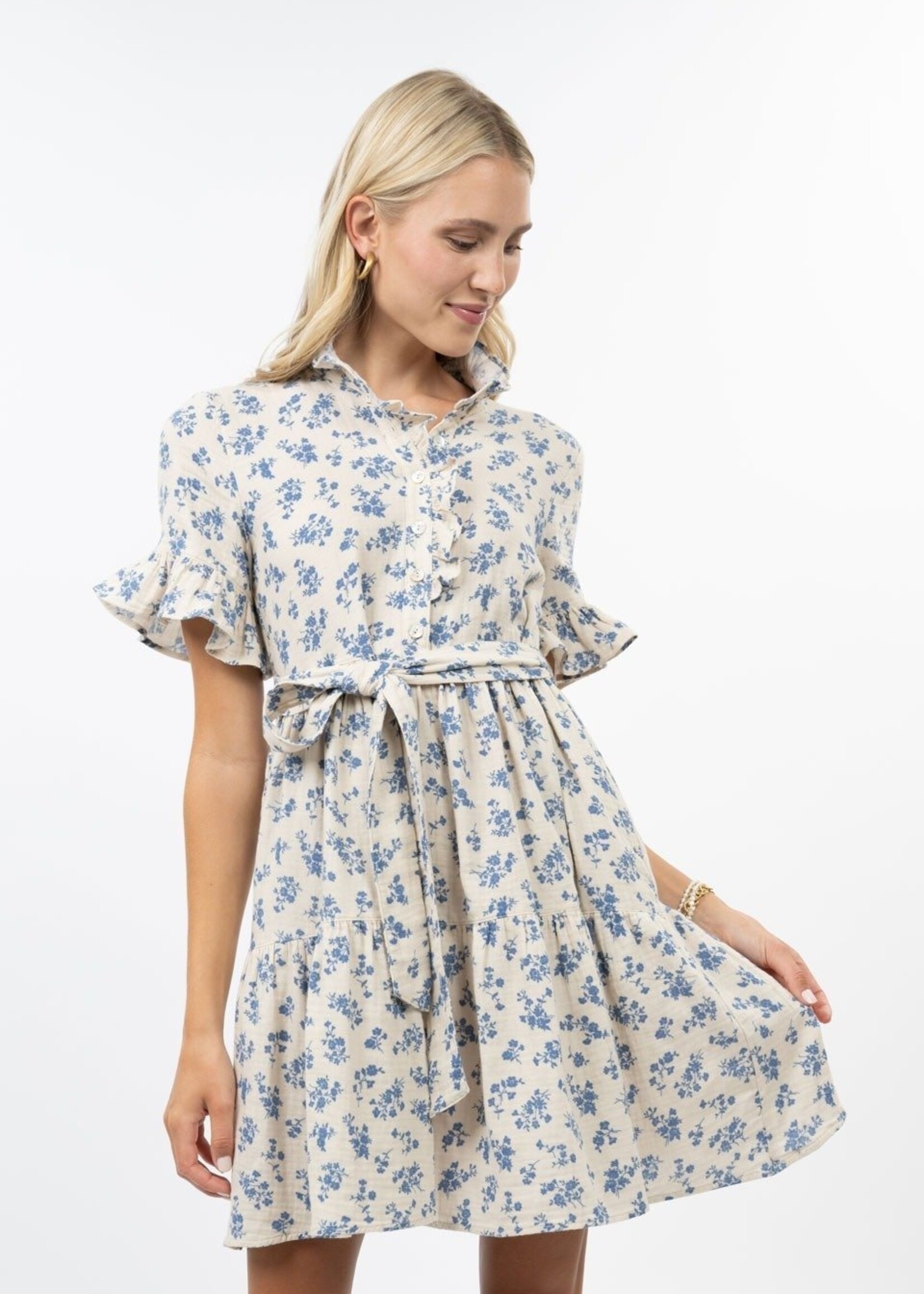 Ivy Jane, Uncle Frank & Sister Mary Disty Gauze Dress