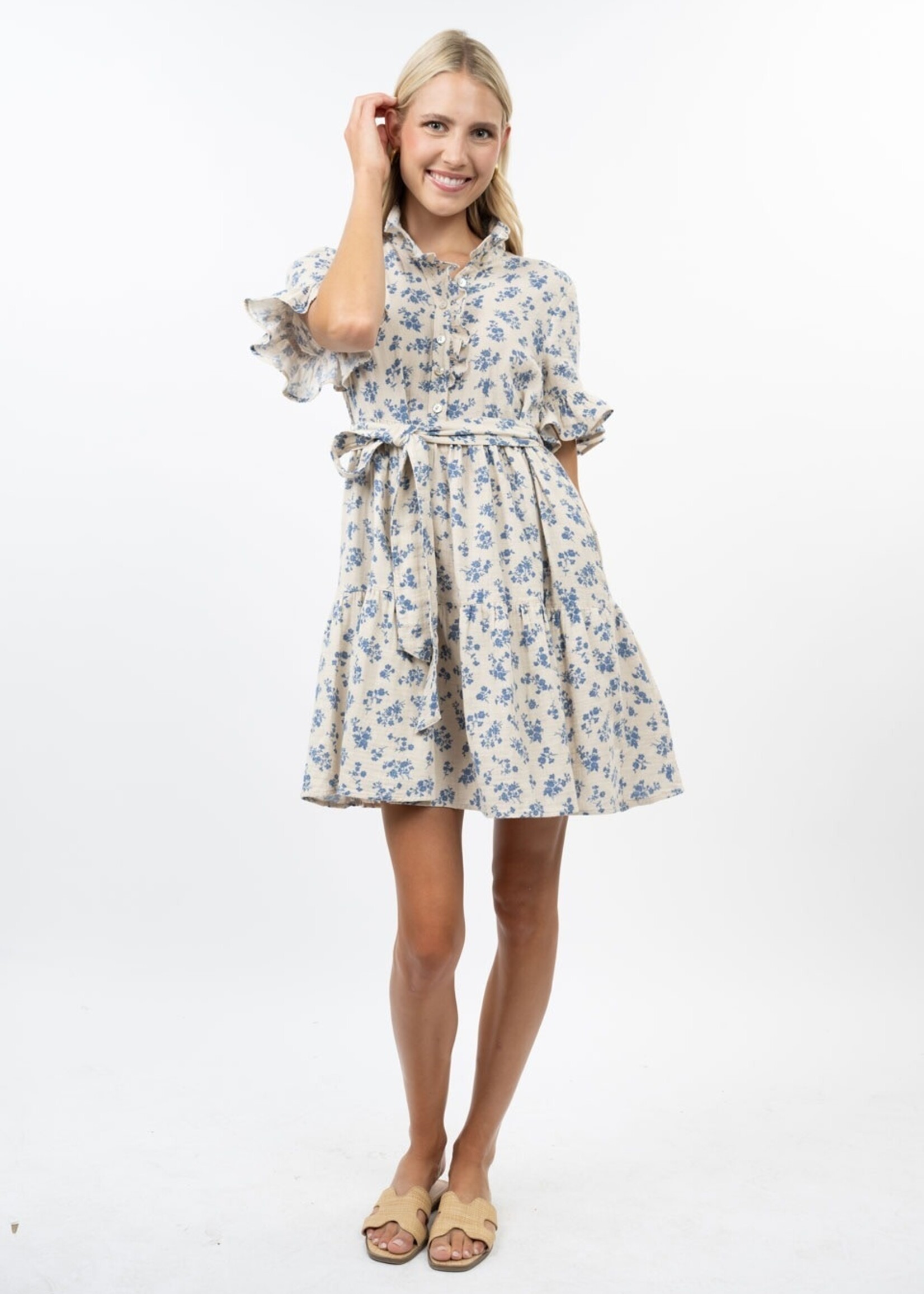 Ivy Jane, Uncle Frank & Sister Mary Disty Gauze Dress