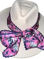 Marfa Cowboys Silk Twilly Scarf