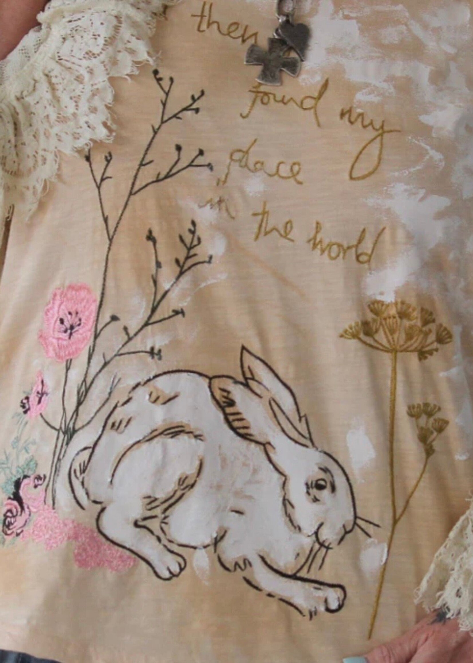 Jaded Gypsy Clothing Moon Dance Tee My Place Rabbit