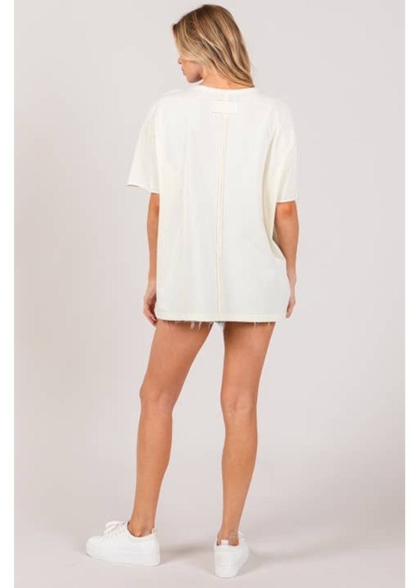 Flag Patch T-Shirt Mineral Wash