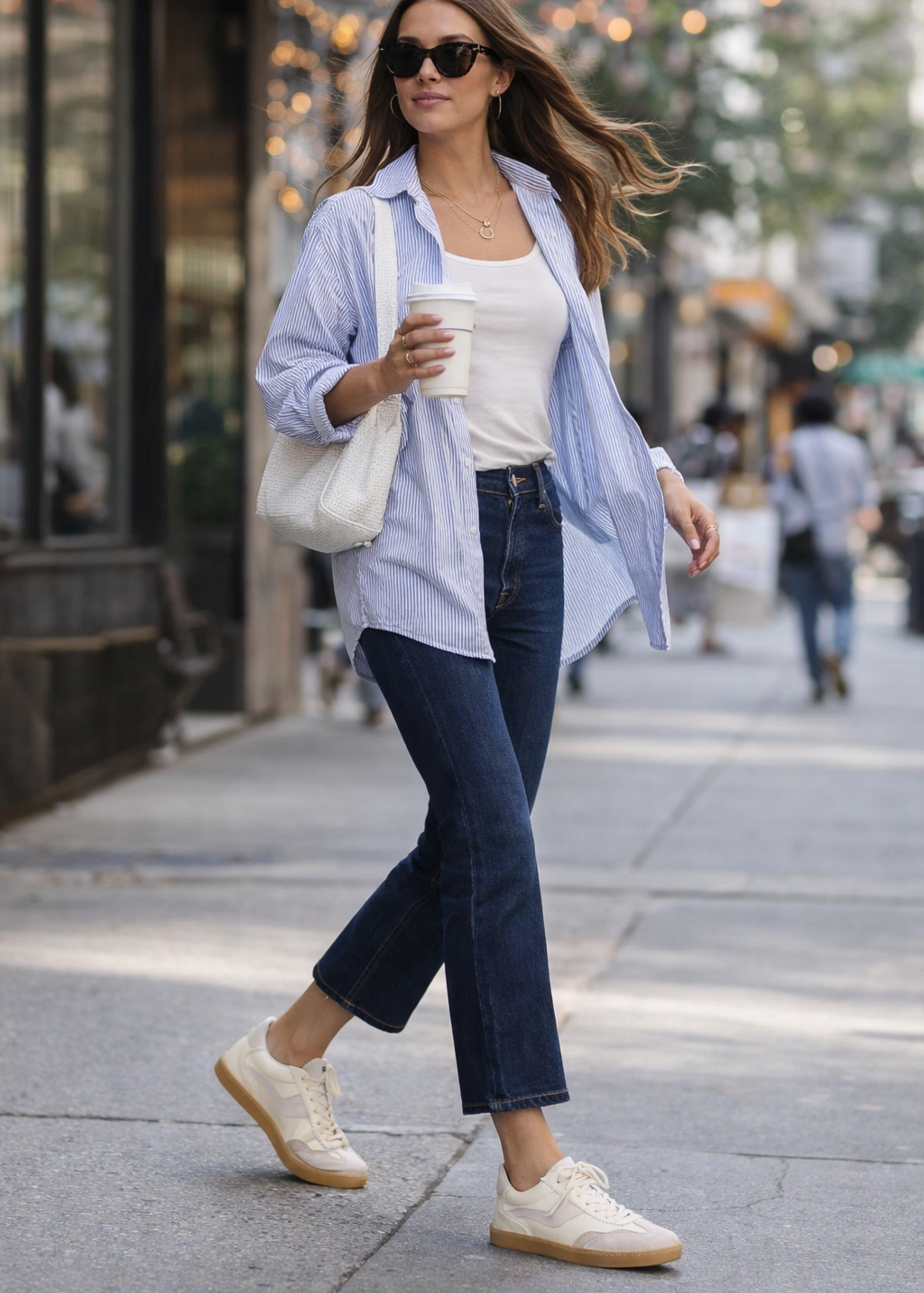 Dolce Vita Dolce Vita Notice Sneakers White/Grey Leather