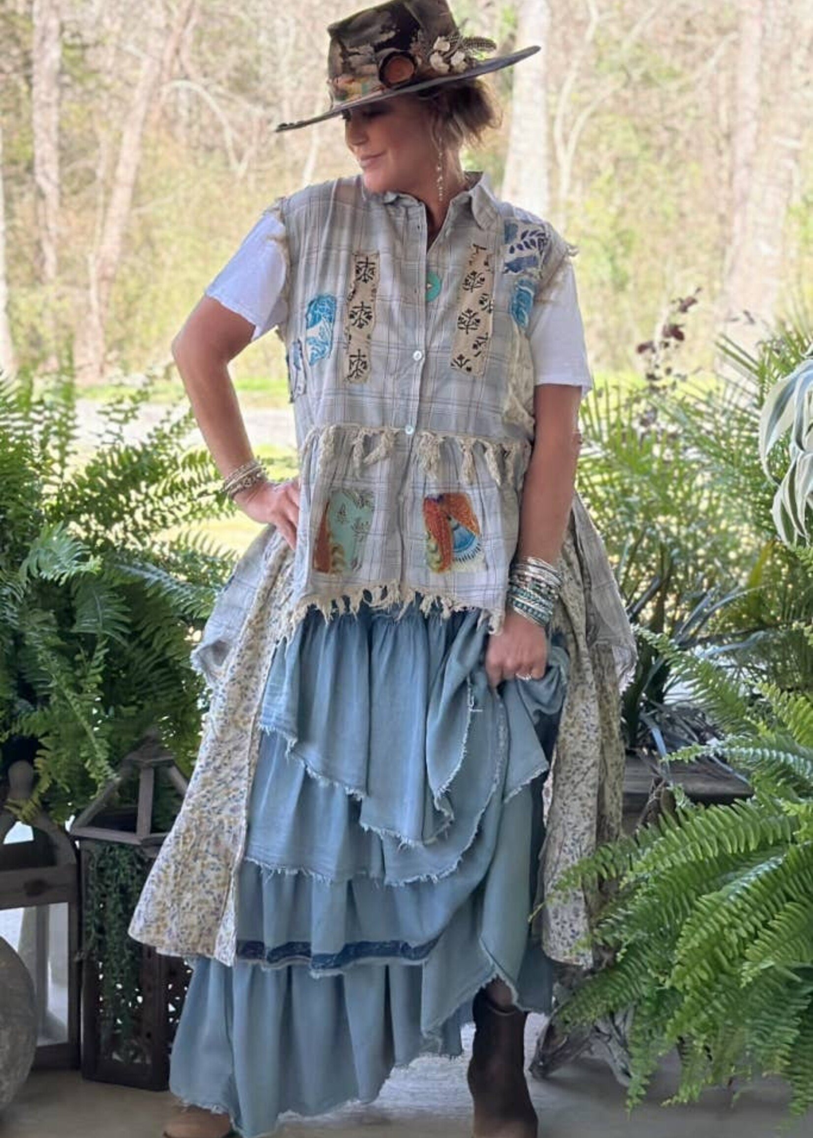 Jaded Gypsy Clothing Woodland Meadows Duster Hi-Low