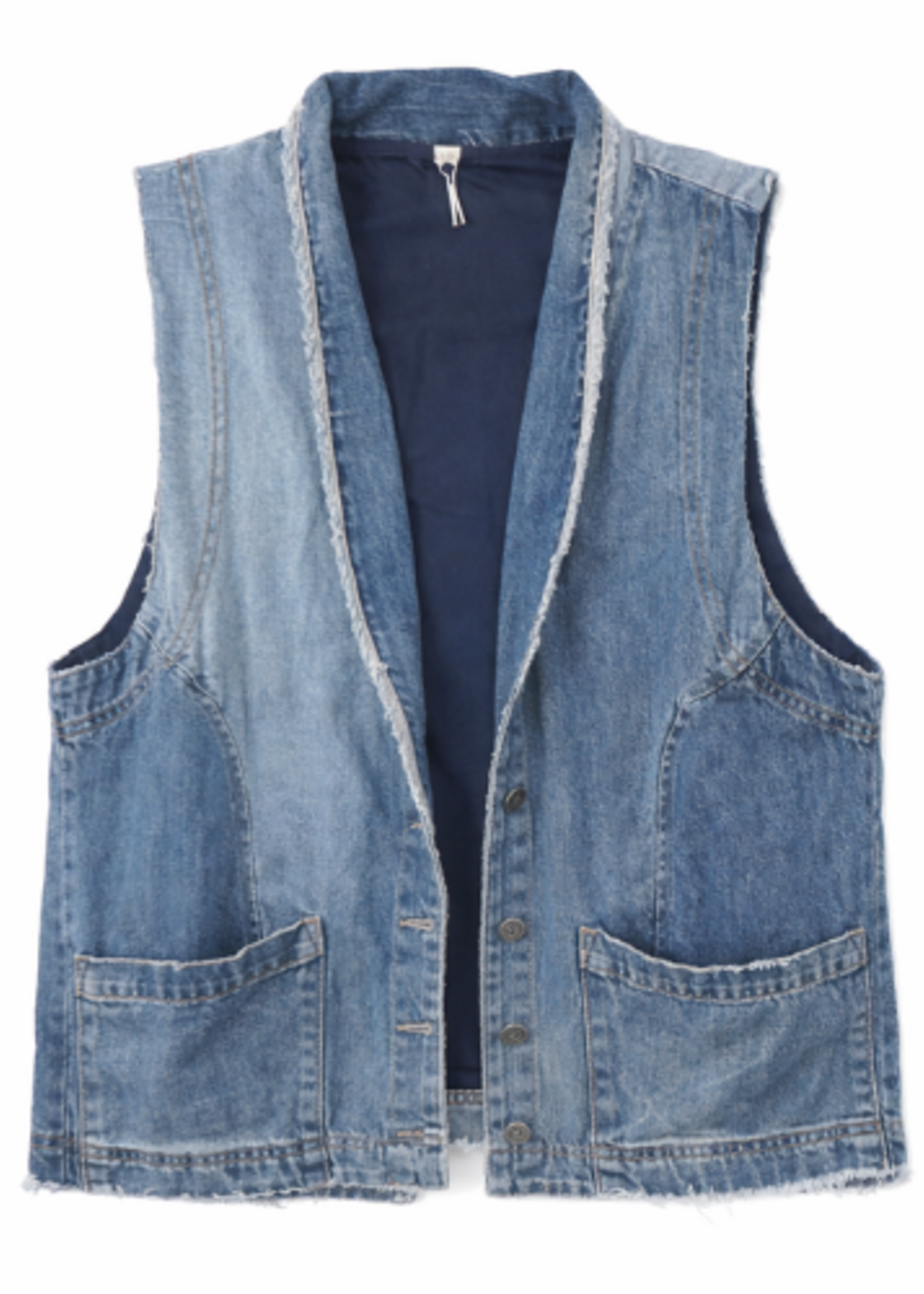 Jaded Gypsy Clothing Spellbound Vest  Medium Chambray May PREORDER